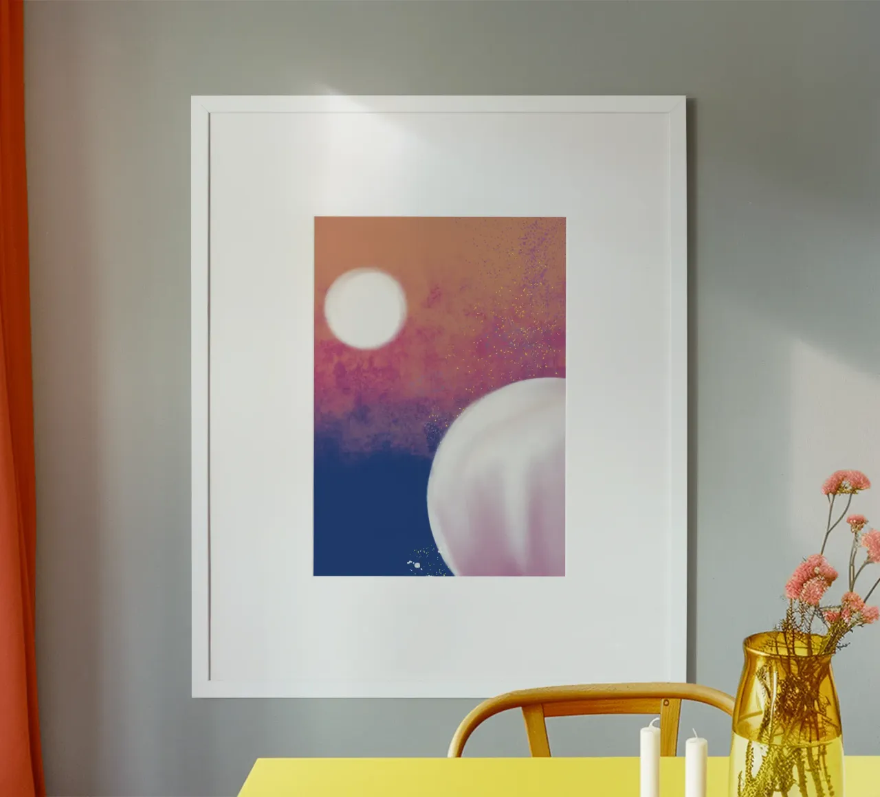 abstract poster by by elle arts