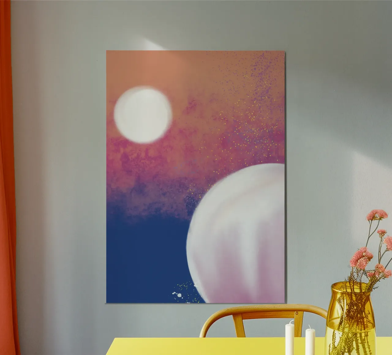 abstract poster by by elle arts