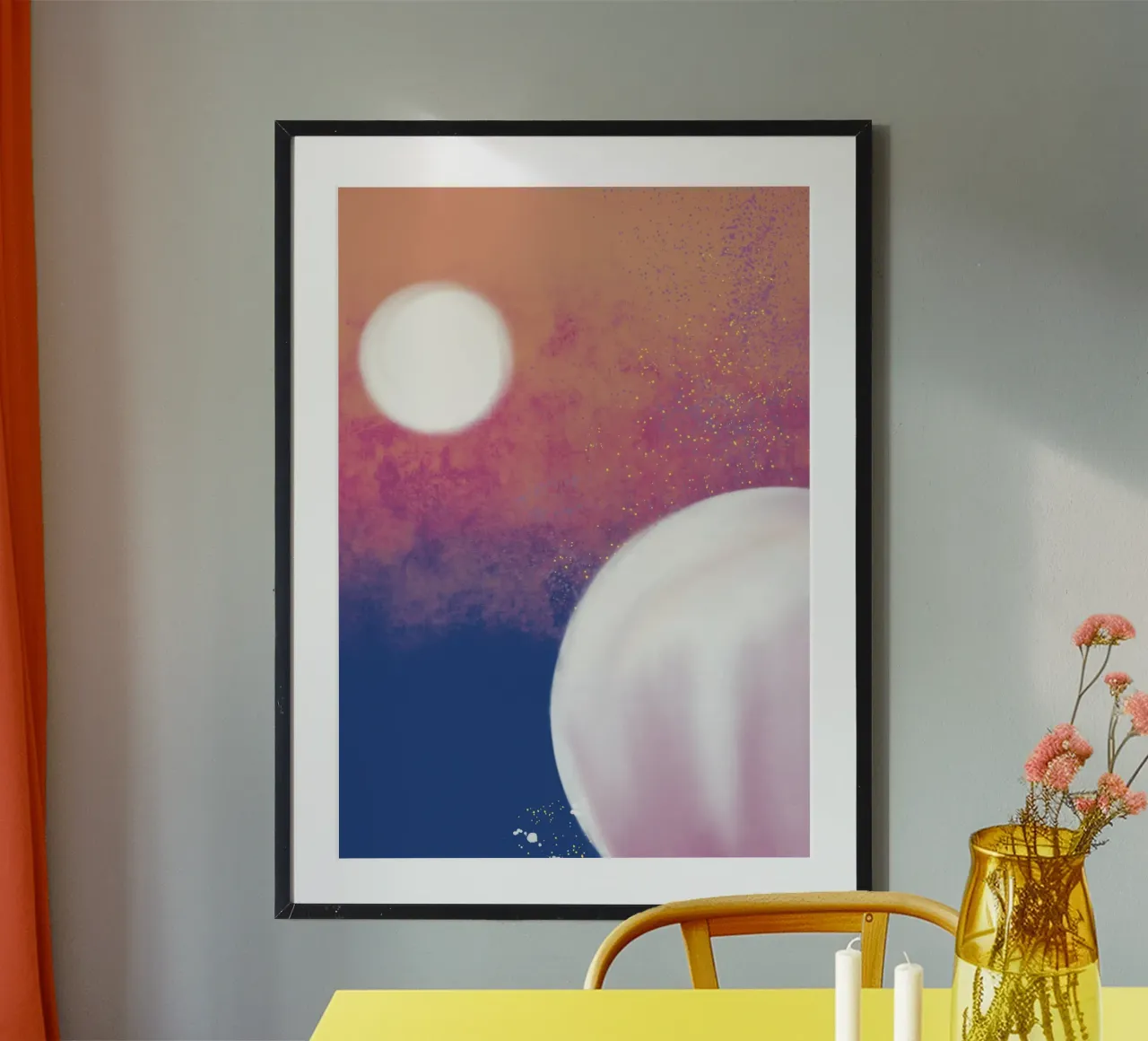abstract poster by by elle arts