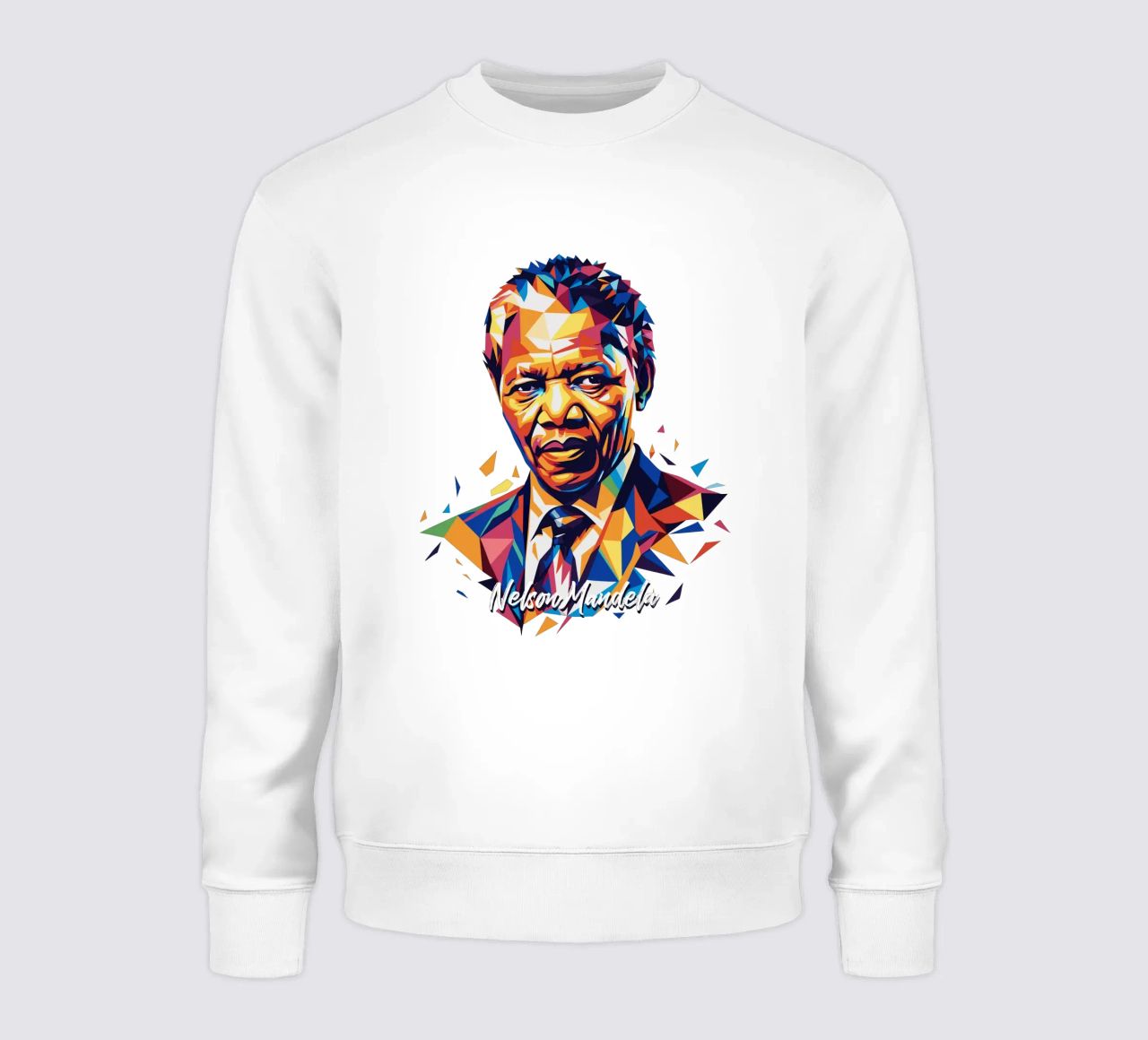 Nelson Mandela WPAP Pop Art felpa da vectorartnesia