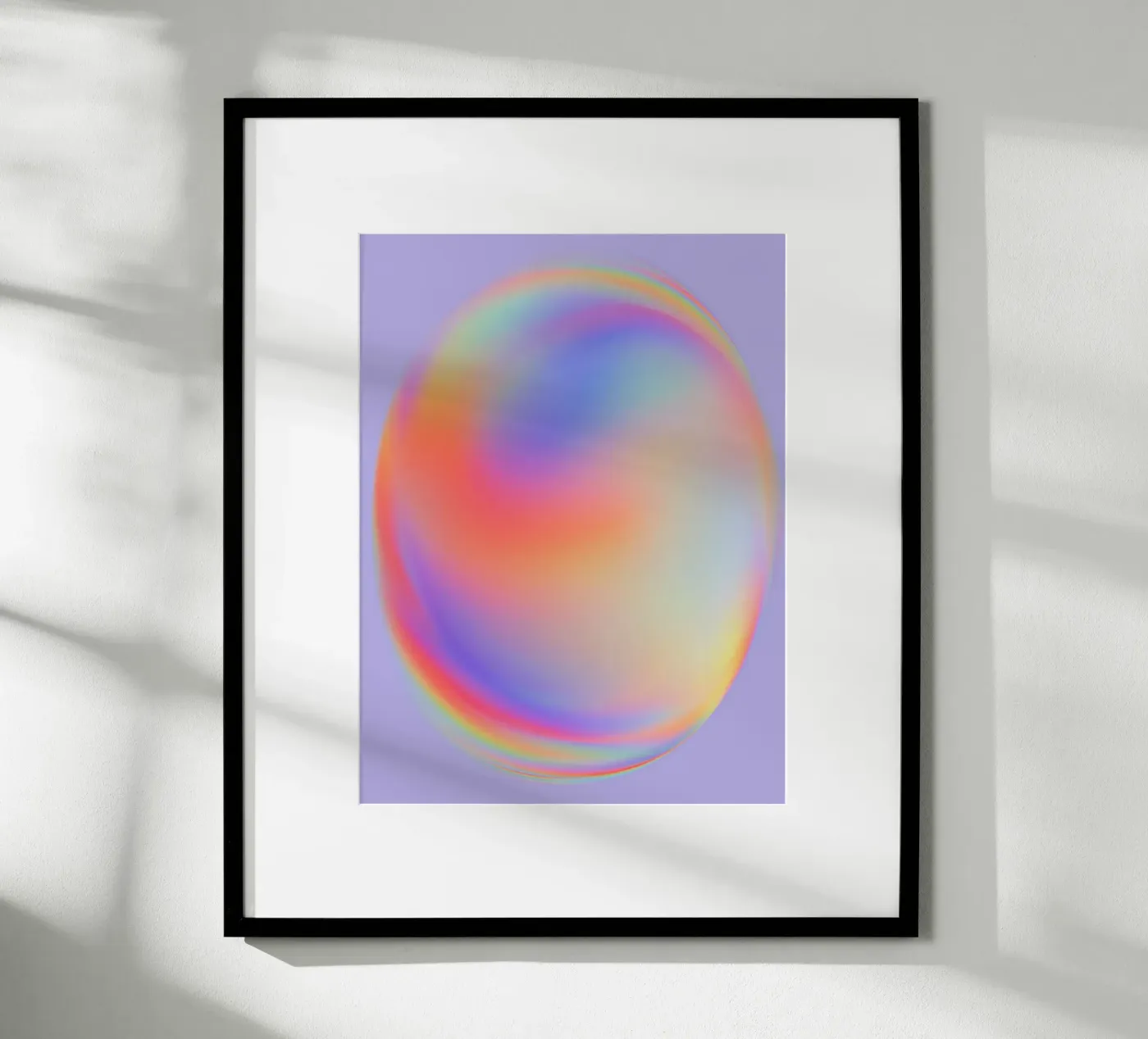 Iridescent Aura | Dreamy Pastel Gradient Poster von Nordic Stories Studio