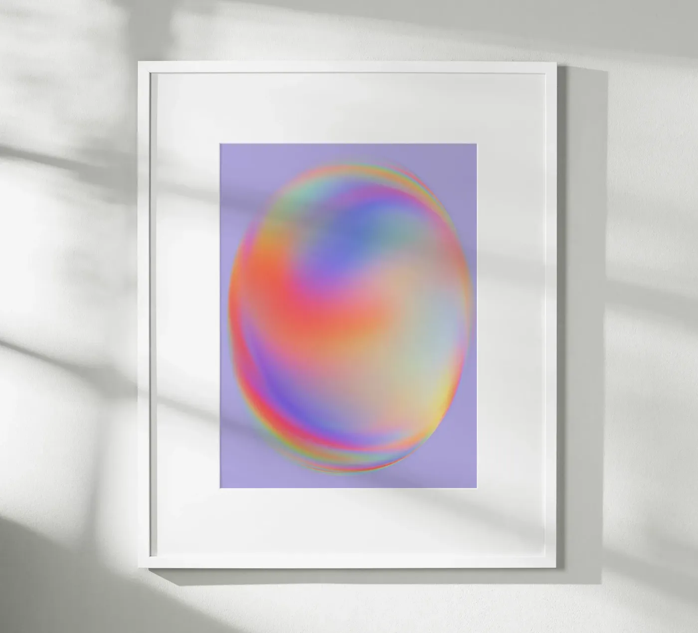 Iridescent Aura | Dreamy Pastel Gradient Poster von Nordic Stories Studio