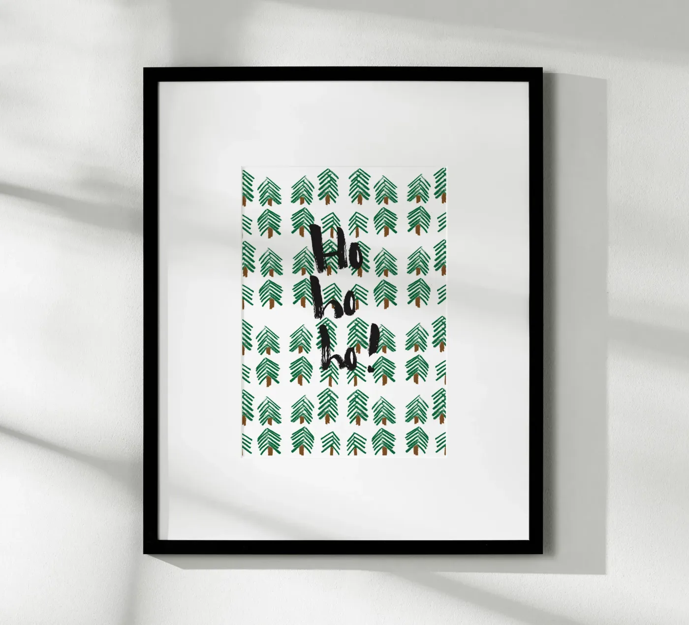 Hohoho Poster von Brushmeetspaper