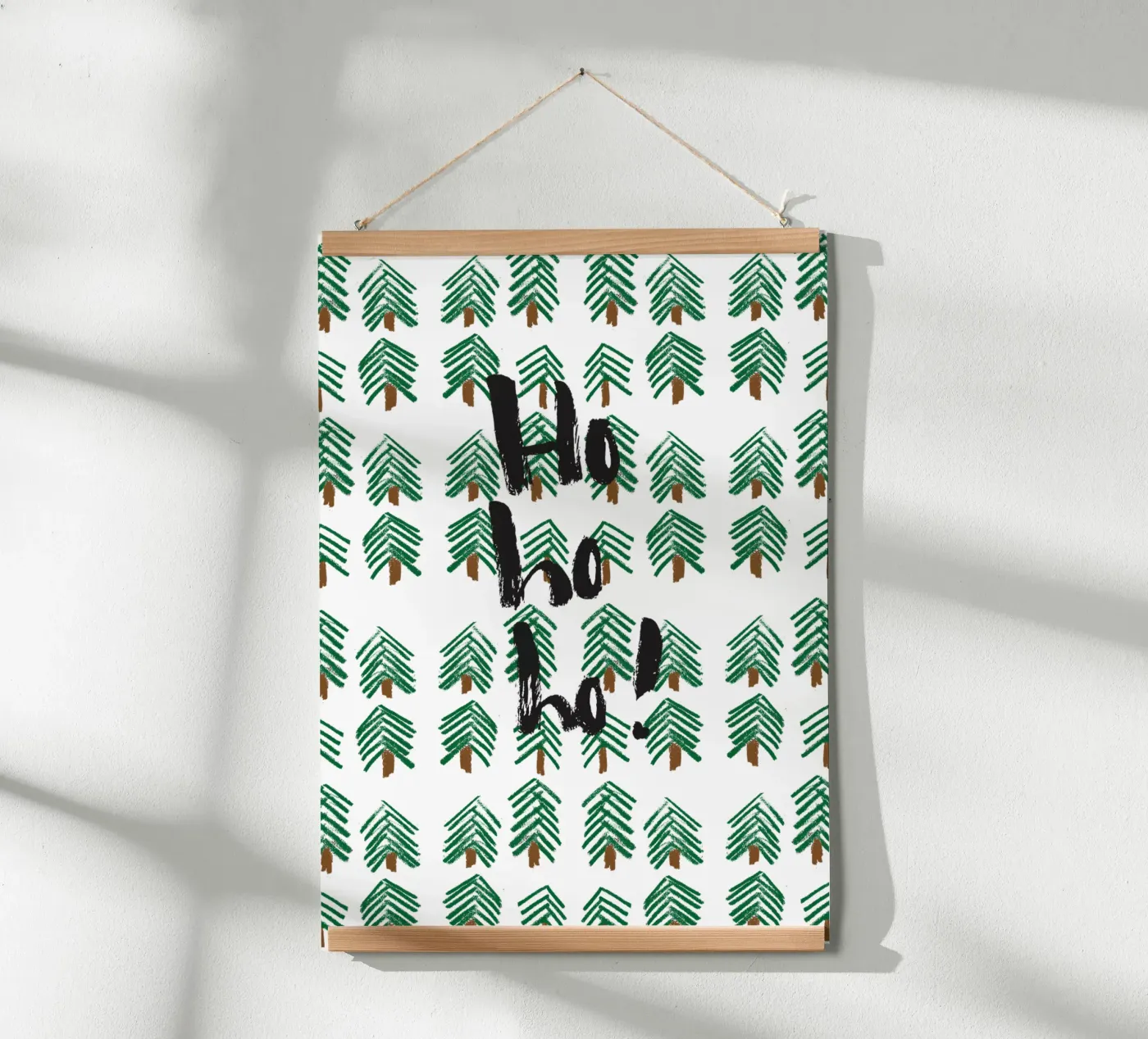 Hohoho poster by Brushmeetspaper