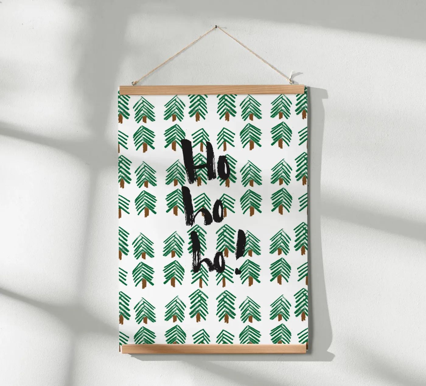 Hohoho Poster von Brushmeetspaper