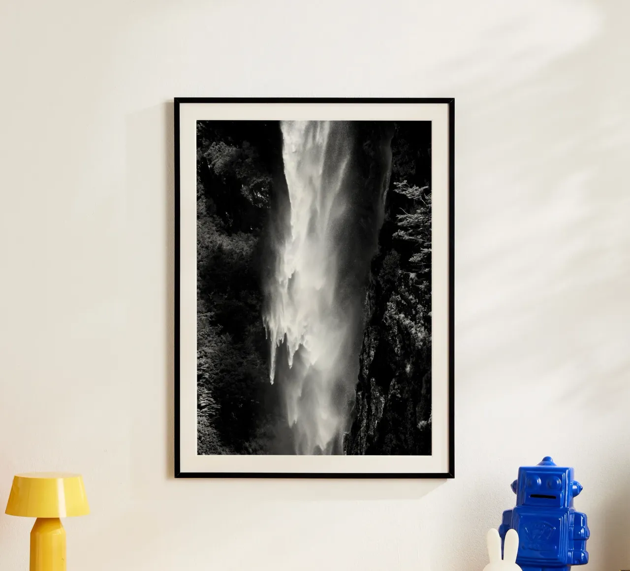 Waterfall poster by rafael campezato
