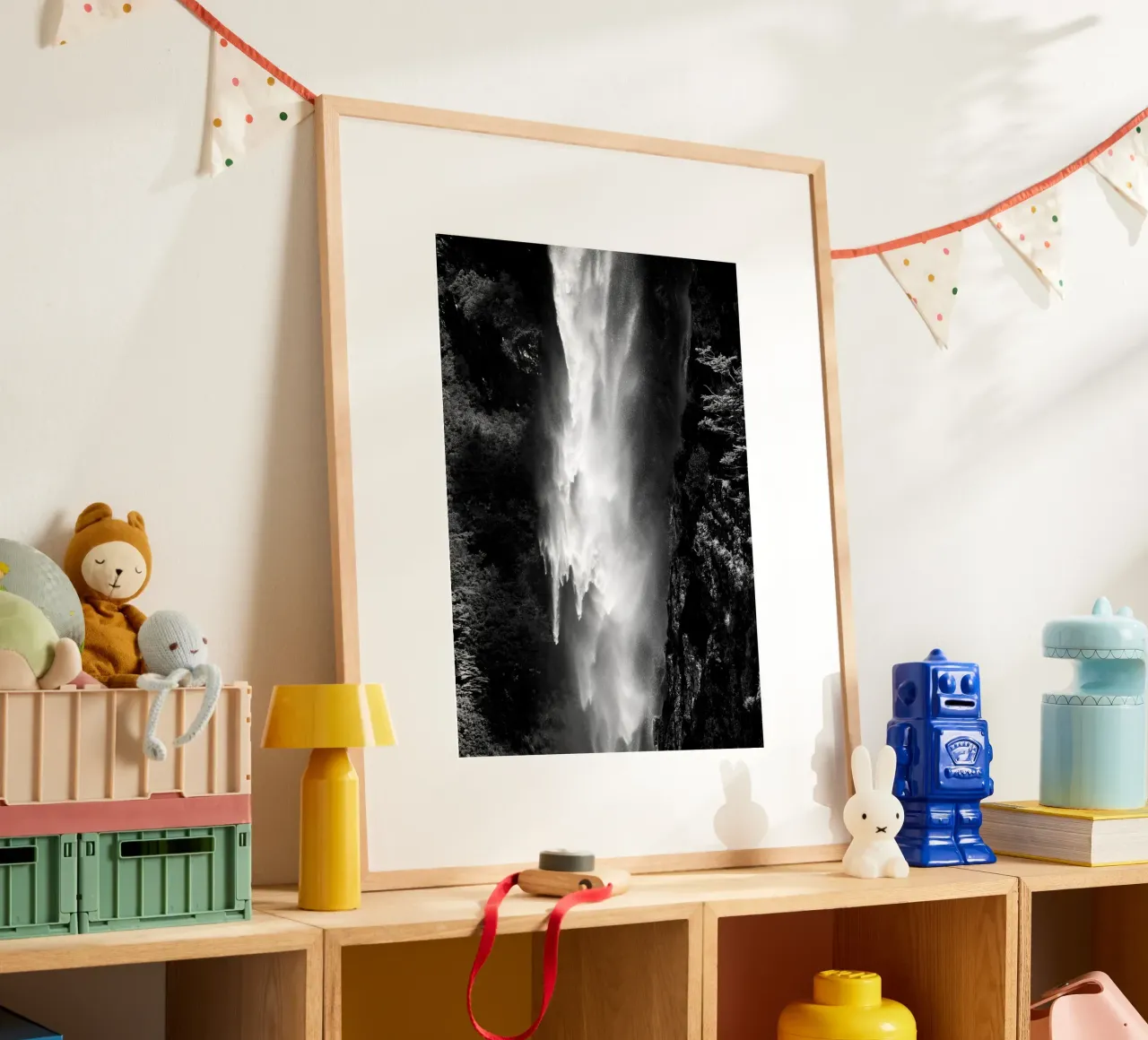 Waterfall poster by rafael campezato
