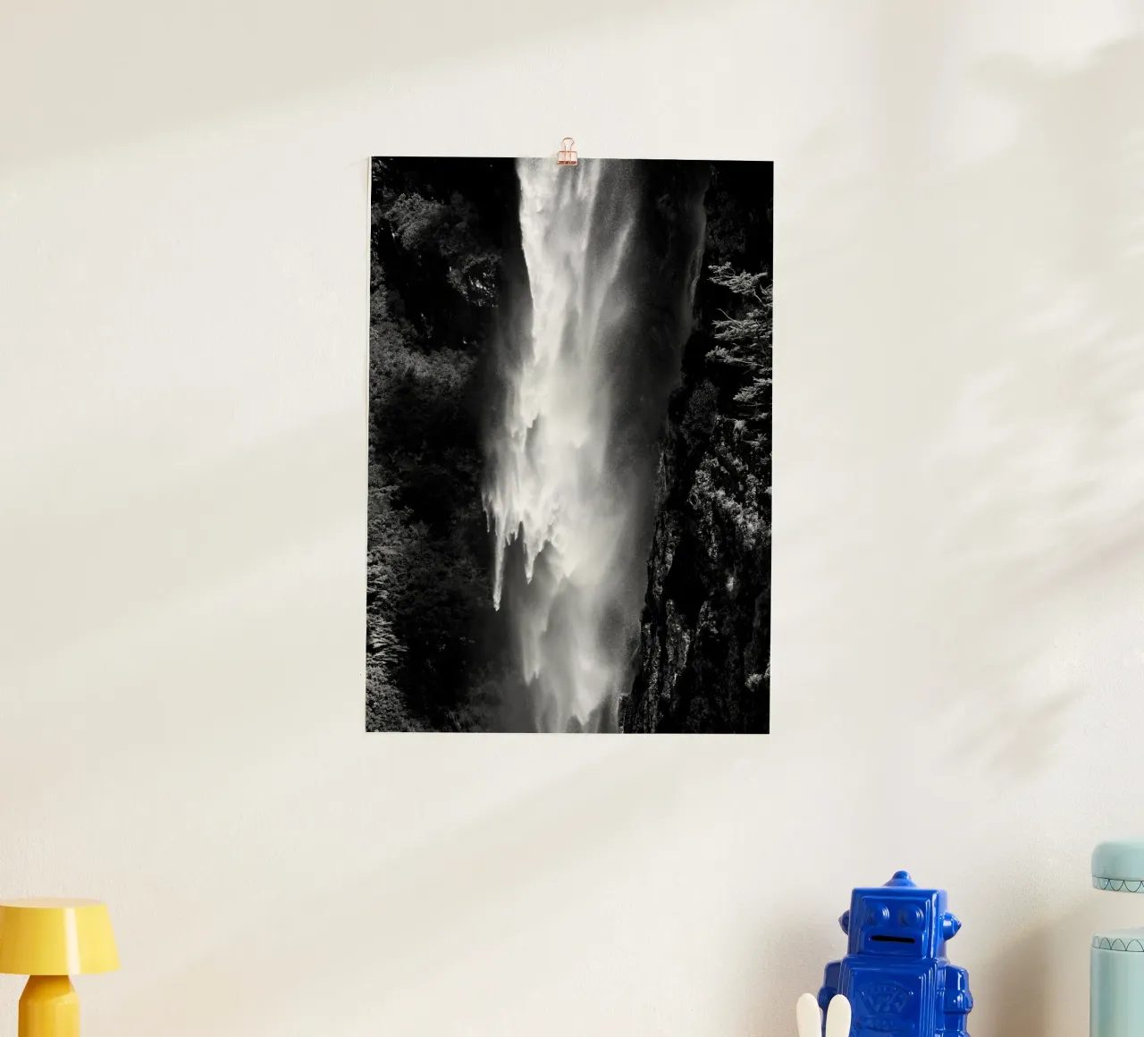 Waterfall poster by rafael campezato