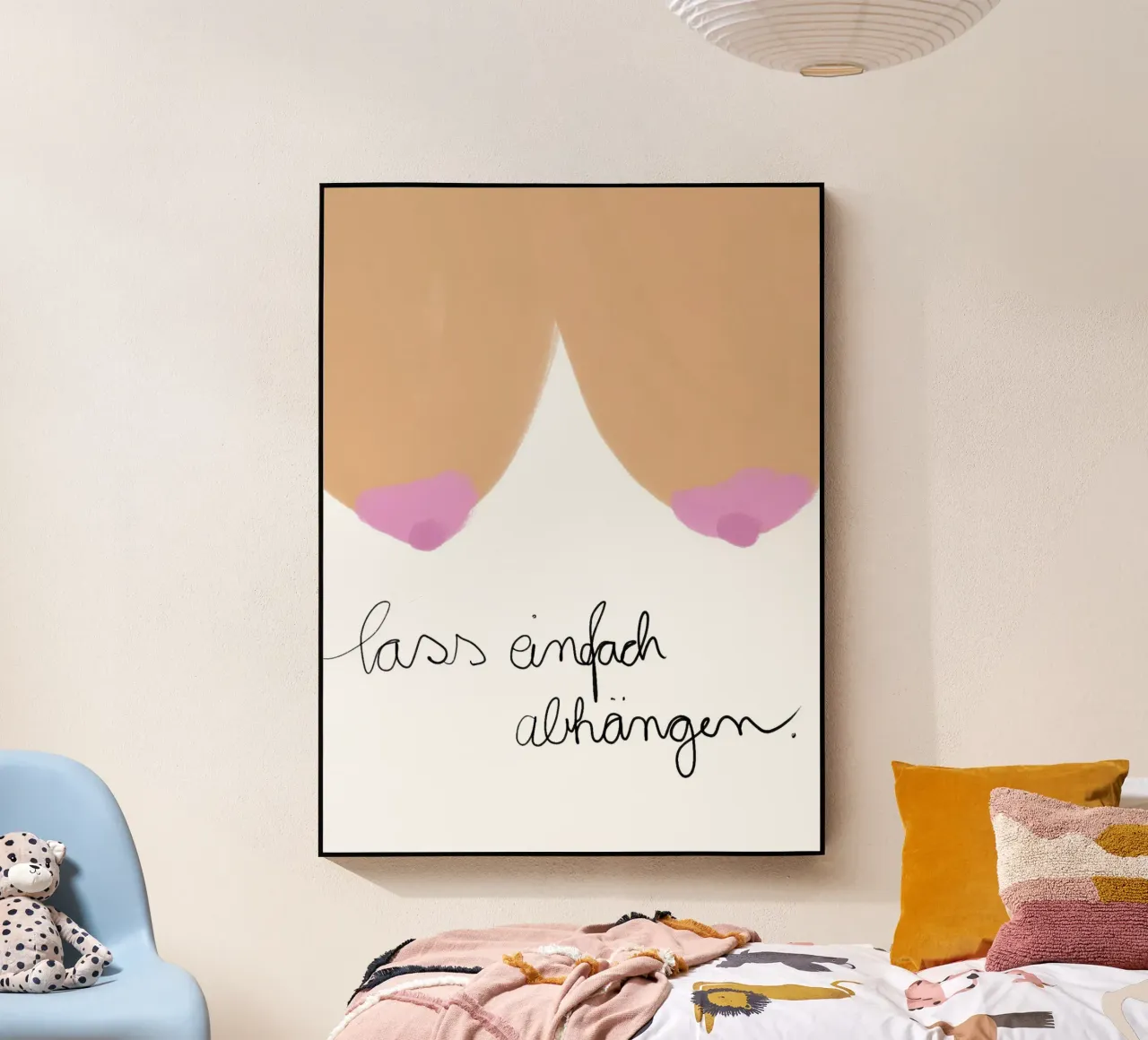 lass einfach abhängen plexiglass da Hej Ibiza by Ute Arnold