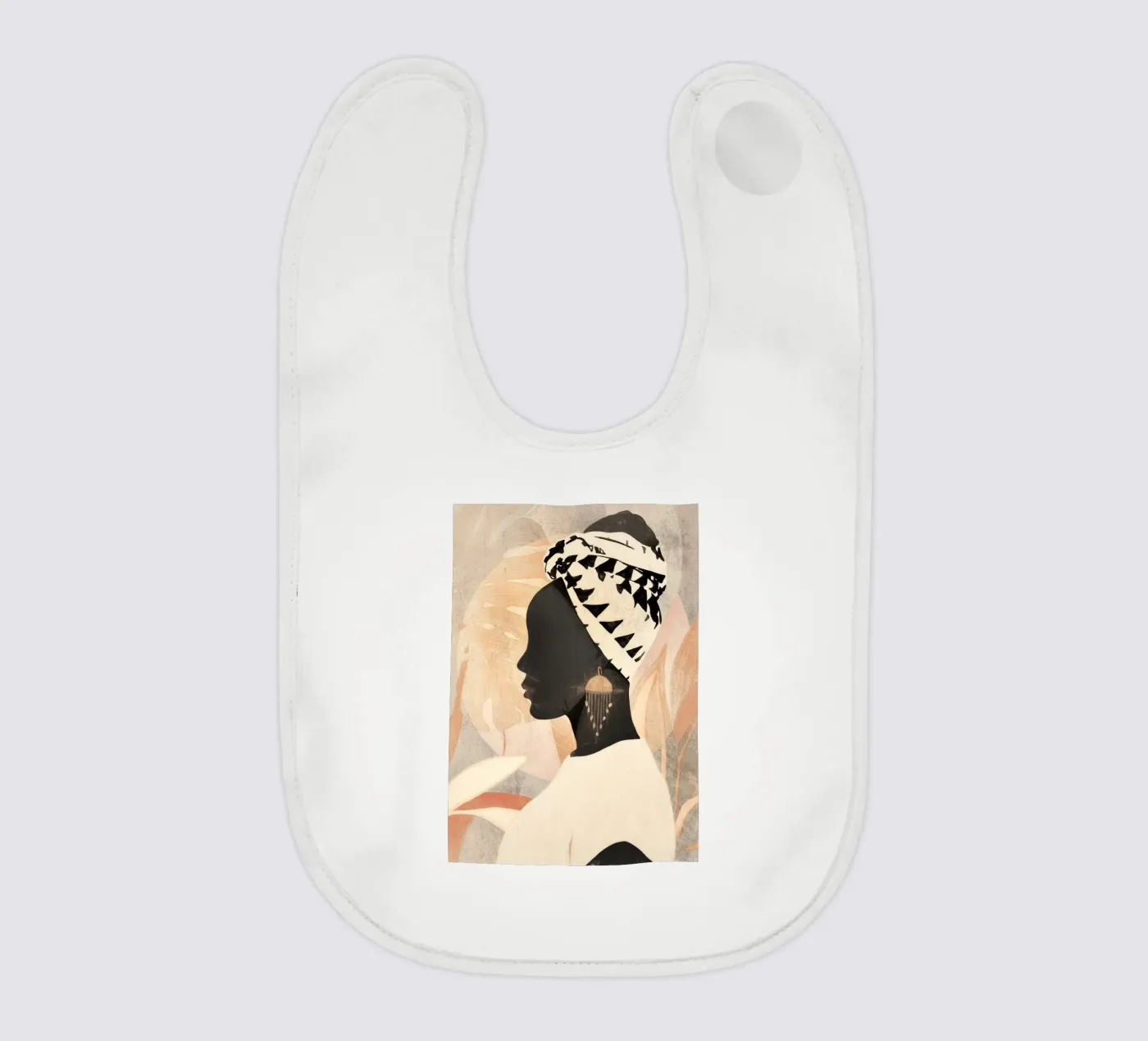 Donna di profilo bavaglino da ThingDesign