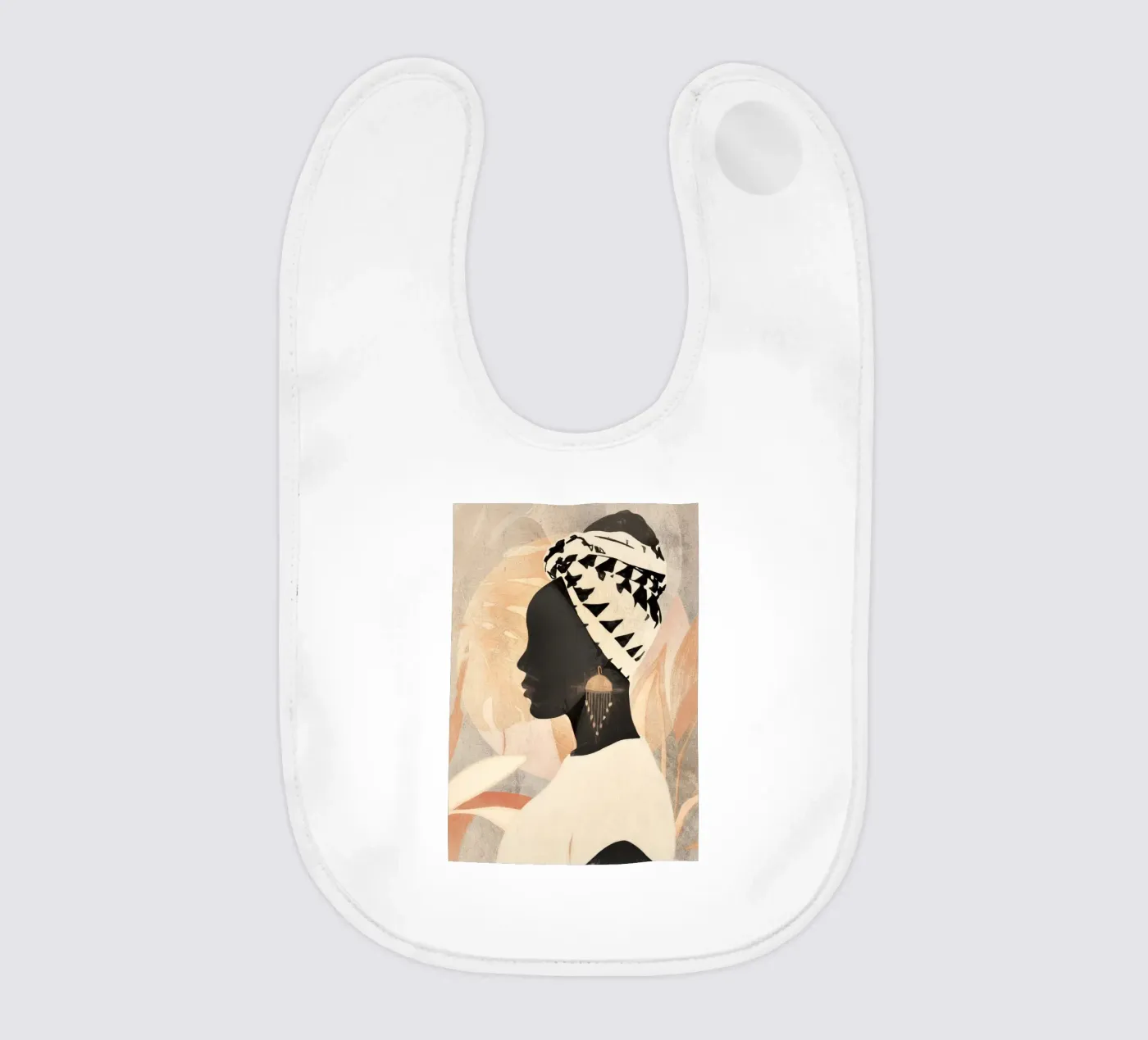 Donna di profilo bavaglino da ThingDesign