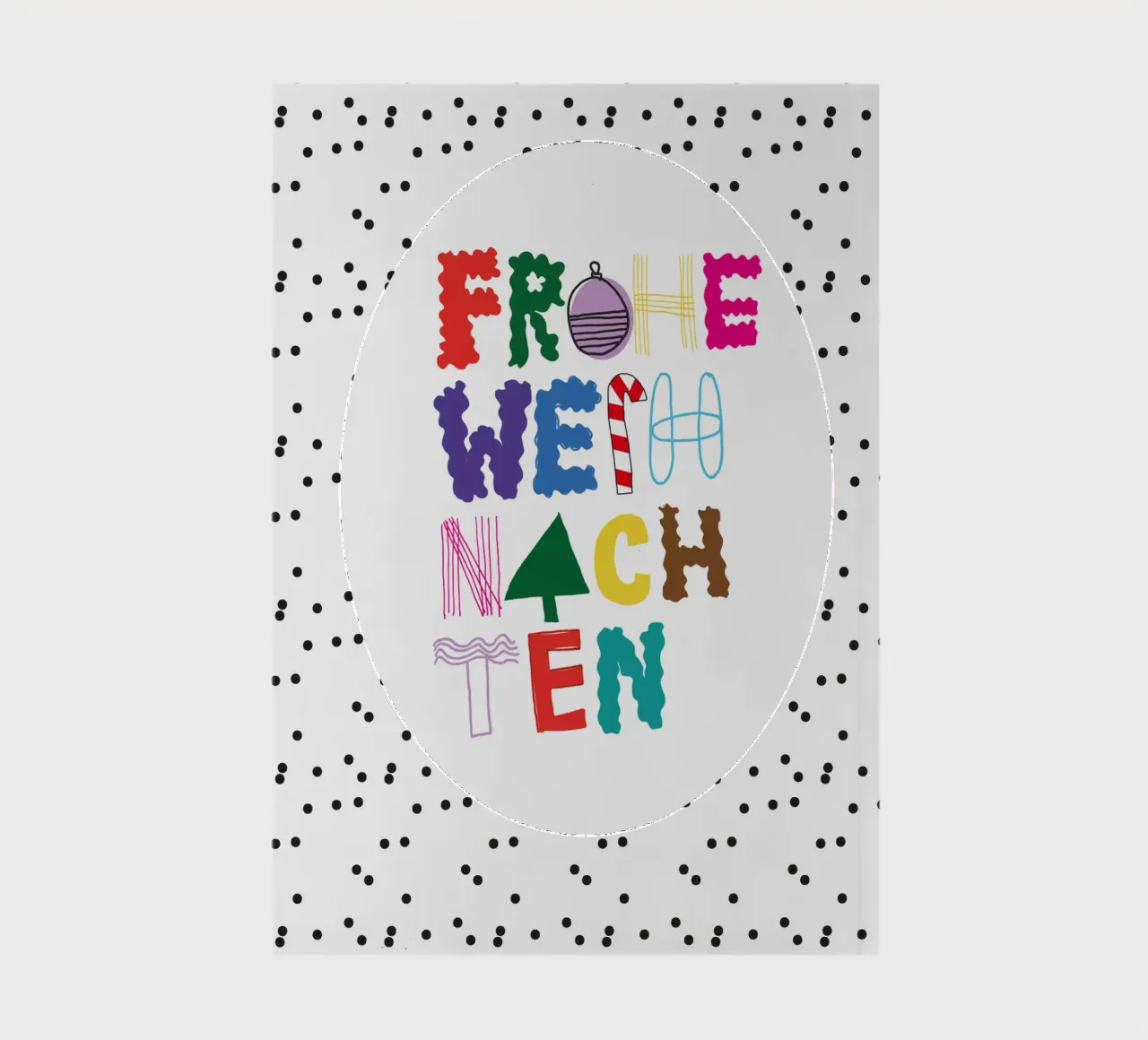 Frohe Weihnachten notebook by Brushmeetspaper