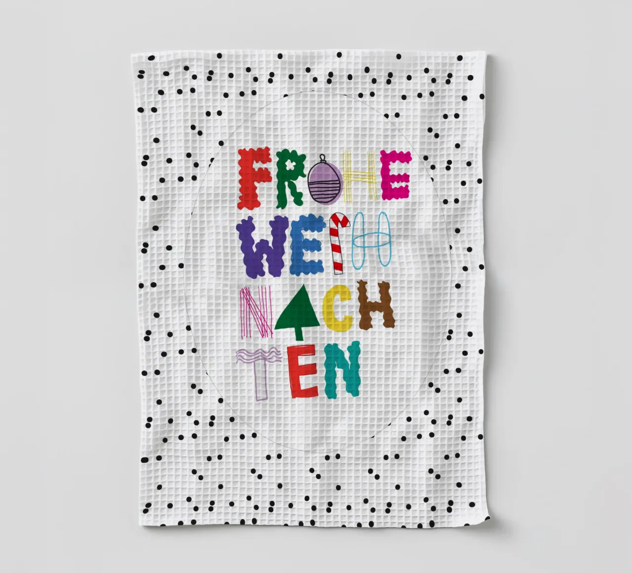 Frohe Weihnachten canovaccio da cucina da Brushmeetspaper
