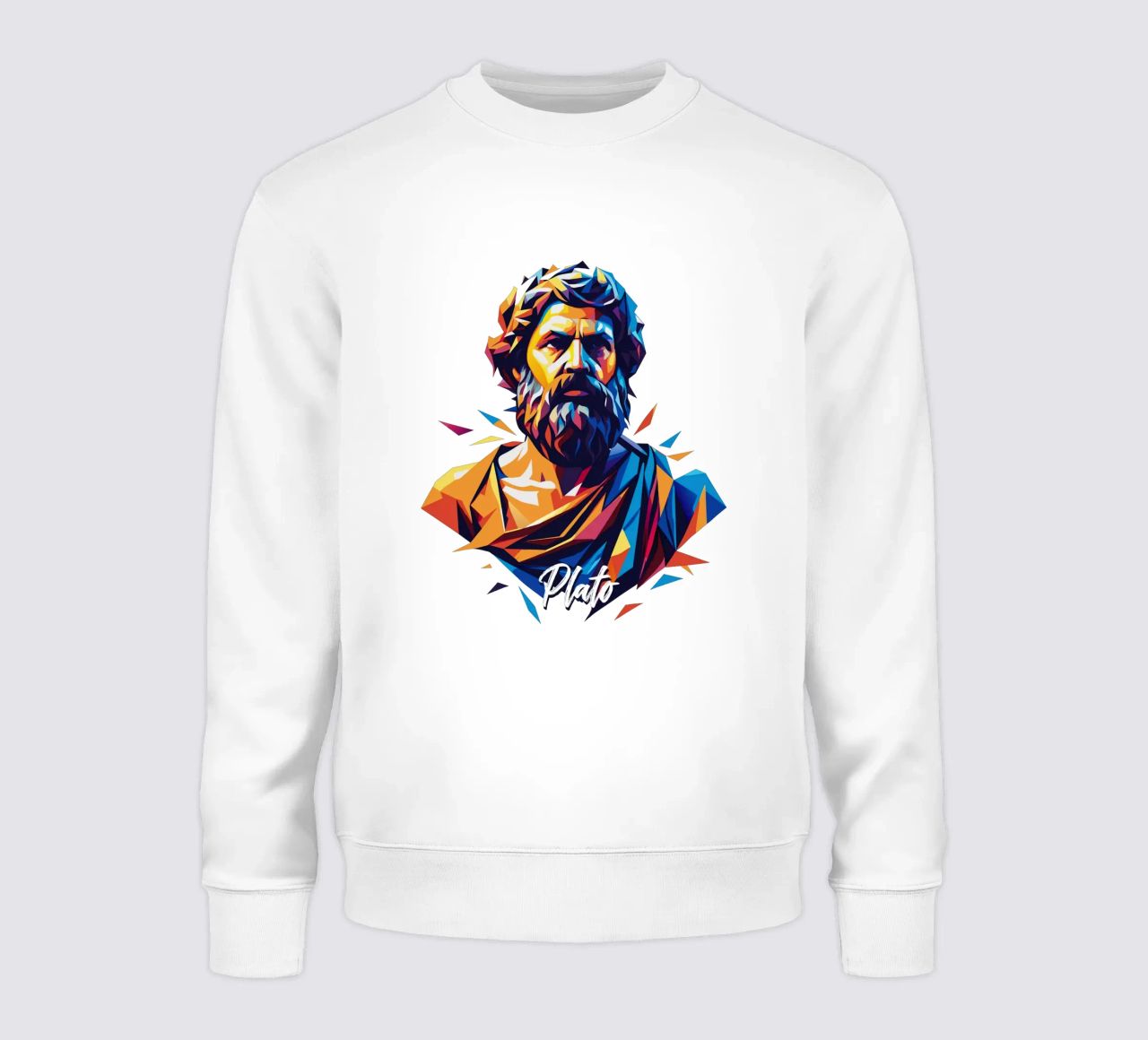 Plato WPAP Pop Art sudadera de vectorartnesia