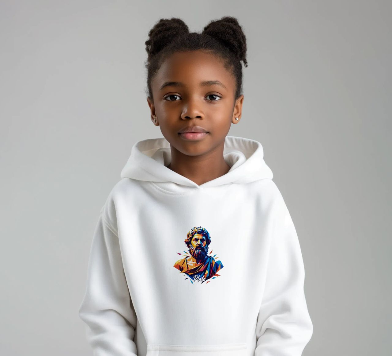 Plato WPAP Pop Art sudadera con capucha para niño de vectorartnesia