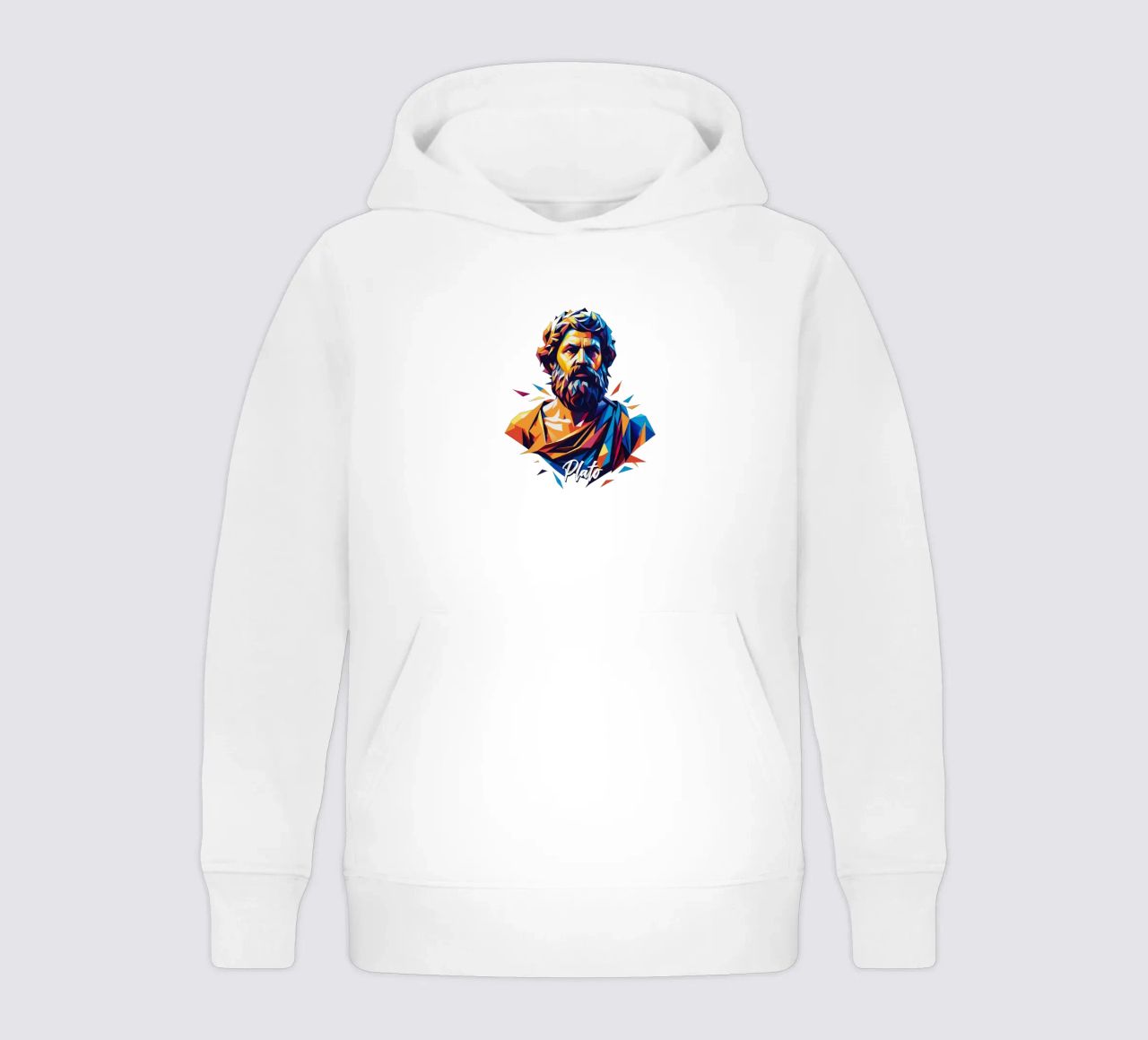 Plato WPAP Pop Art sudadera con capucha para niño de vectorartnesia