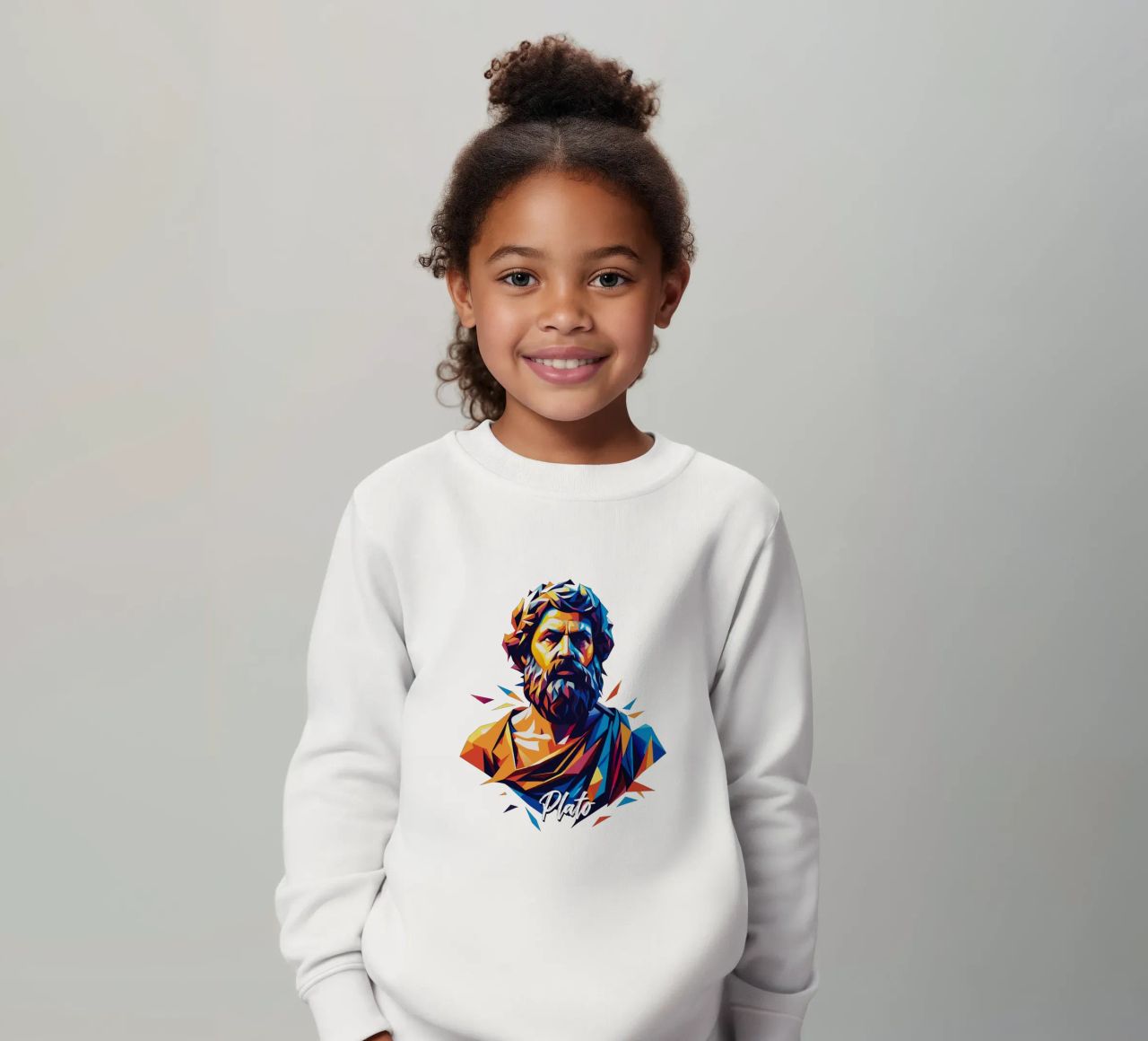 Plato WPAP Pop Art sudadera para niño de vectorartnesia