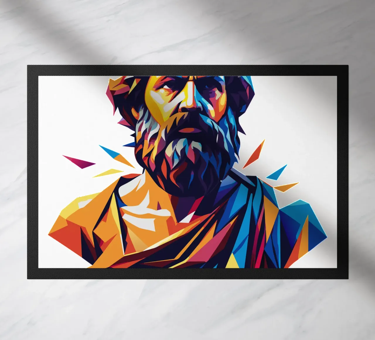 Plato WPAP Pop Art zerbino da vectorartnesia