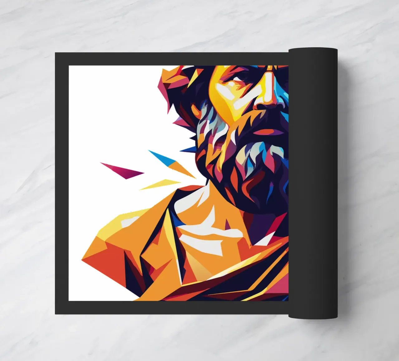 Plato WPAP Pop Art zerbino da vectorartnesia