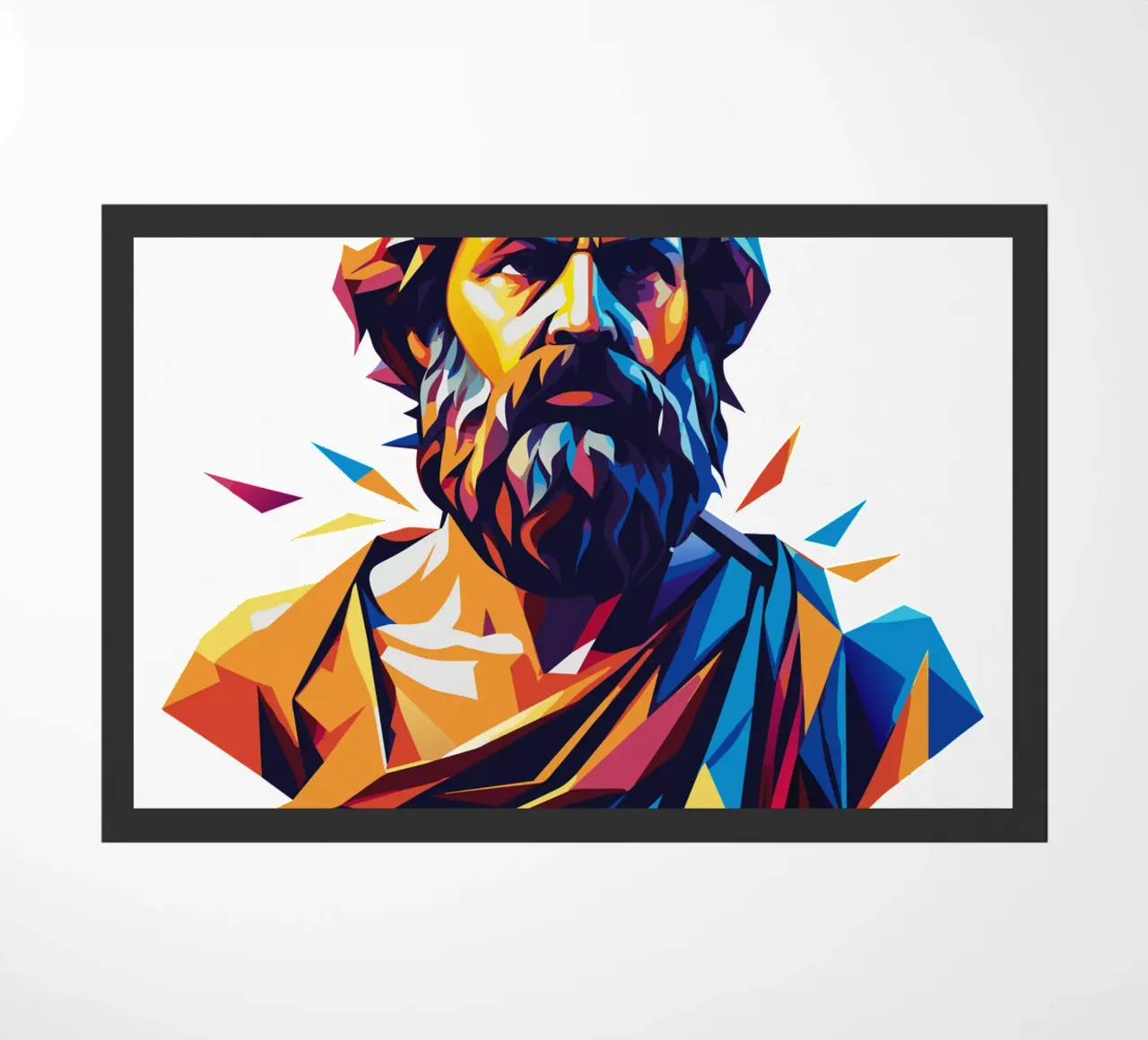 Plato WPAP Pop Art zerbino da vectorartnesia
