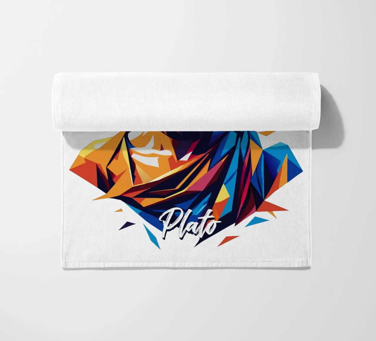 Plato WPAP Pop Art telo mare da vectorartnesia