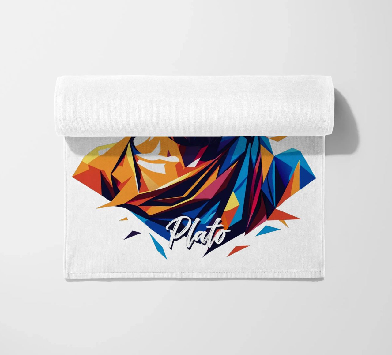 Plato WPAP Pop Art toalla de playa de vectorartnesia