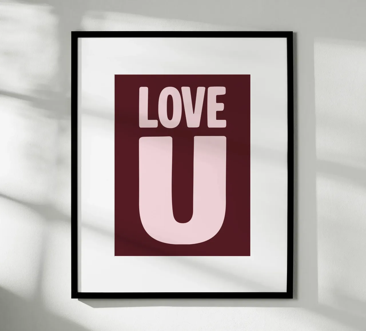 Love U poster da CSK DESIGN