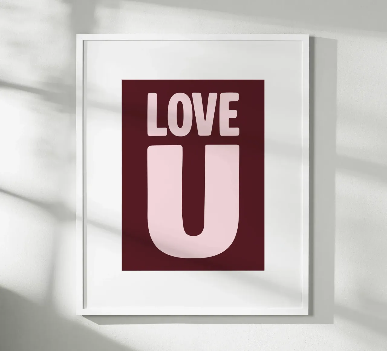 Love U poster da CSK DESIGN