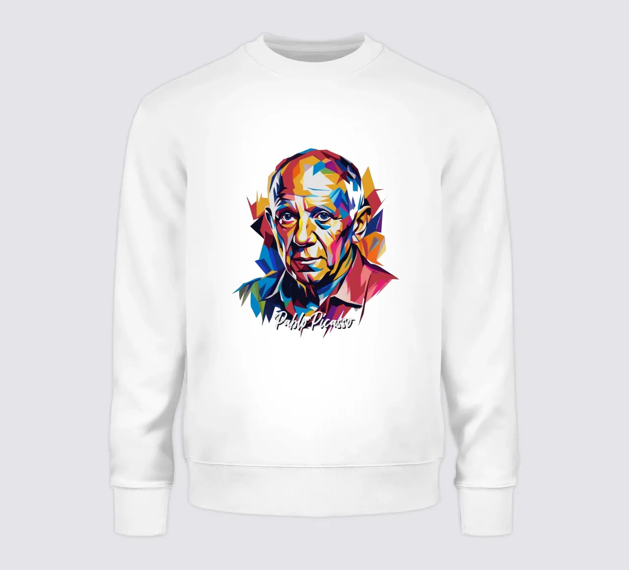 Pablo Picasso In WPAP Pop Art sweatshirt by vectorartnesia