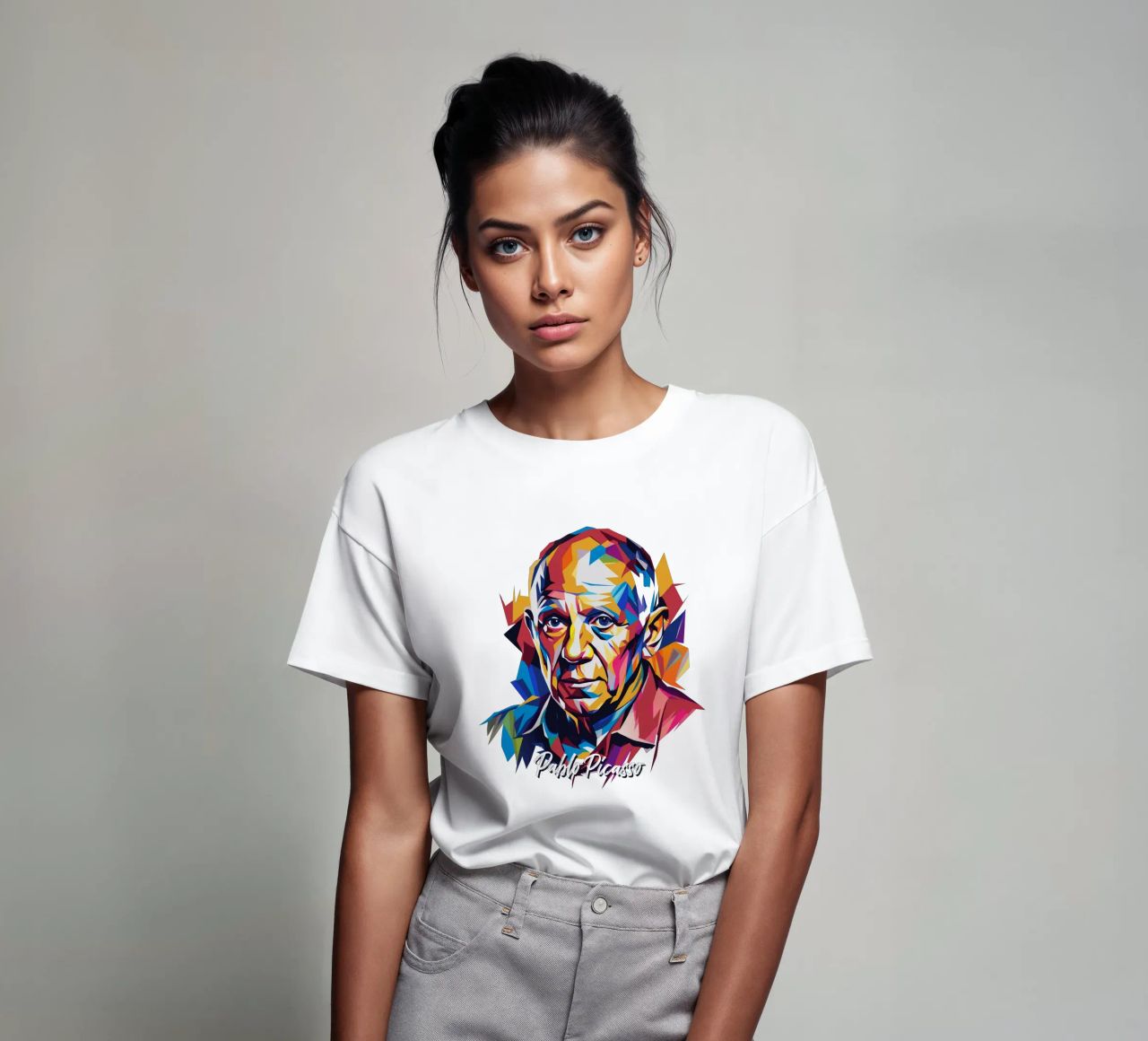 Pablo Picasso In WPAP Pop Art t-shirt da vectorartnesia