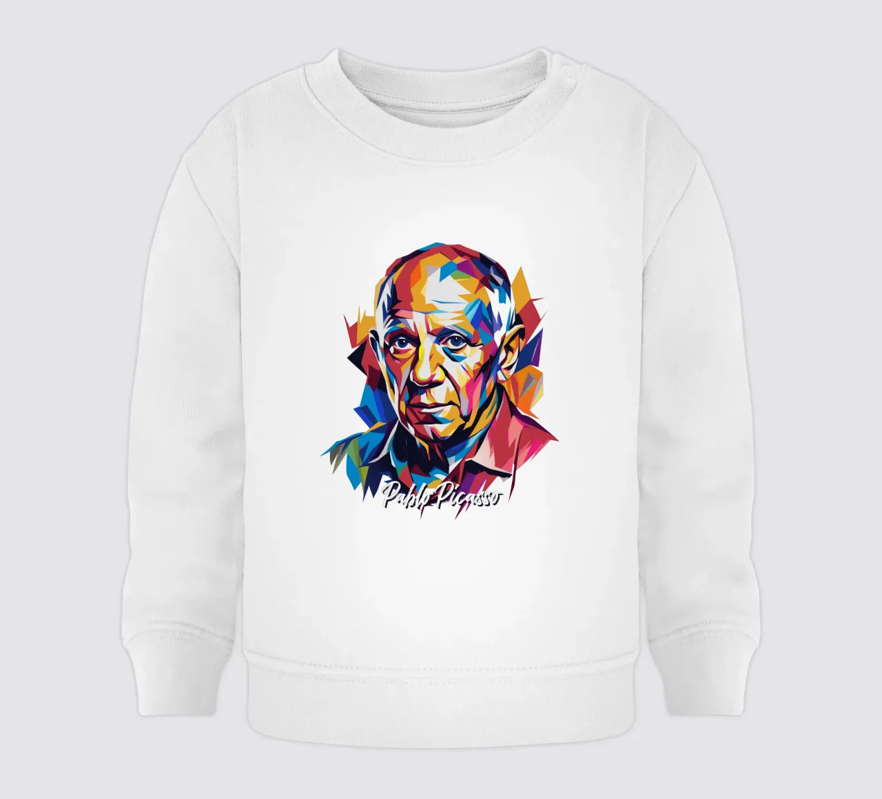 Pablo Picasso In WPAP Pop Art felpa neonato da vectorartnesia