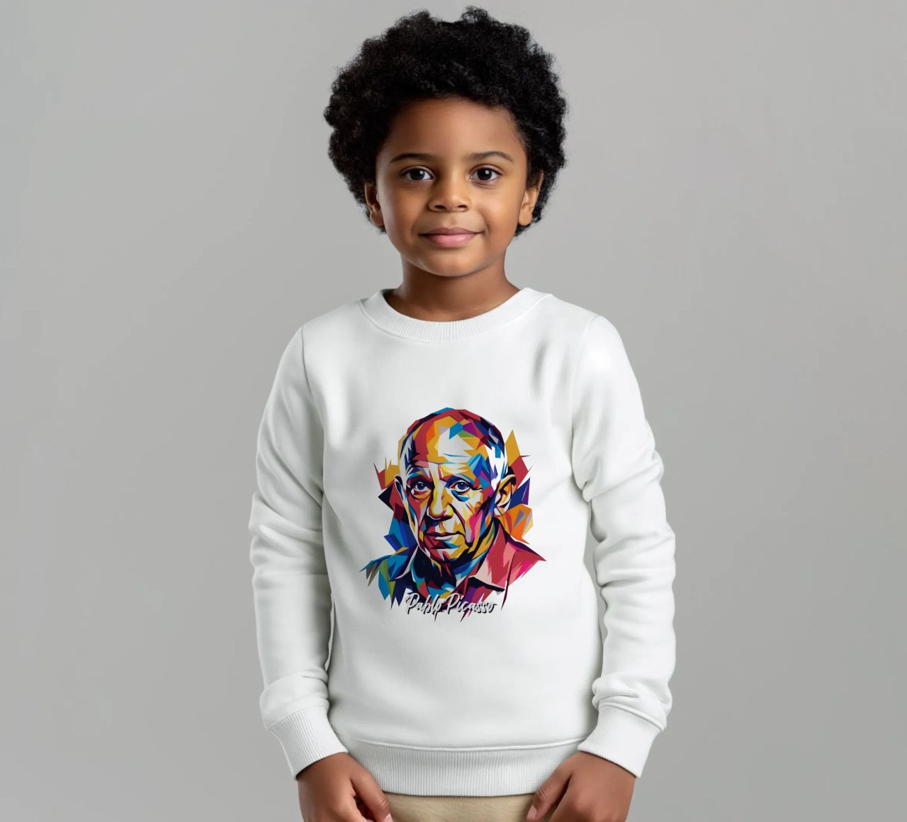 Pablo Picasso In WPAP Pop Art felpa bambino da vectorartnesia