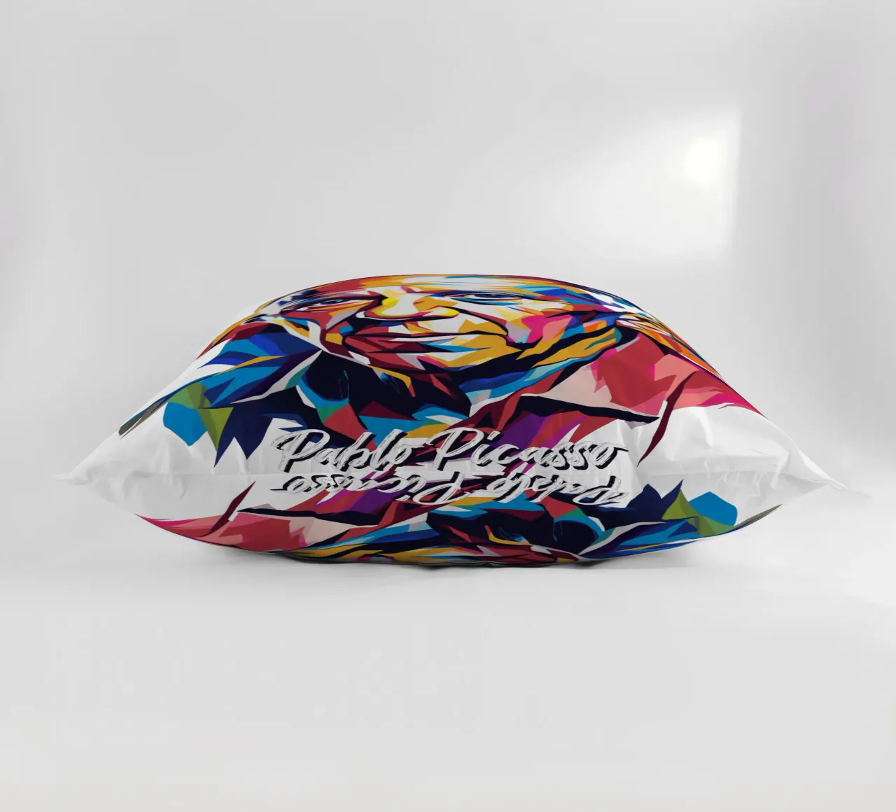 Pablo Picasso In WPAP Pop Art cuscino da vectorartnesia