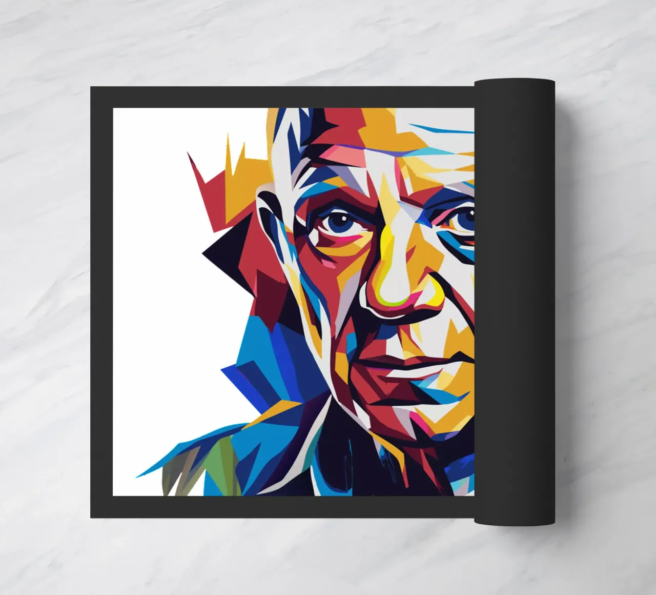 Pablo Picasso In WPAP Pop Art zerbino da vectorartnesia