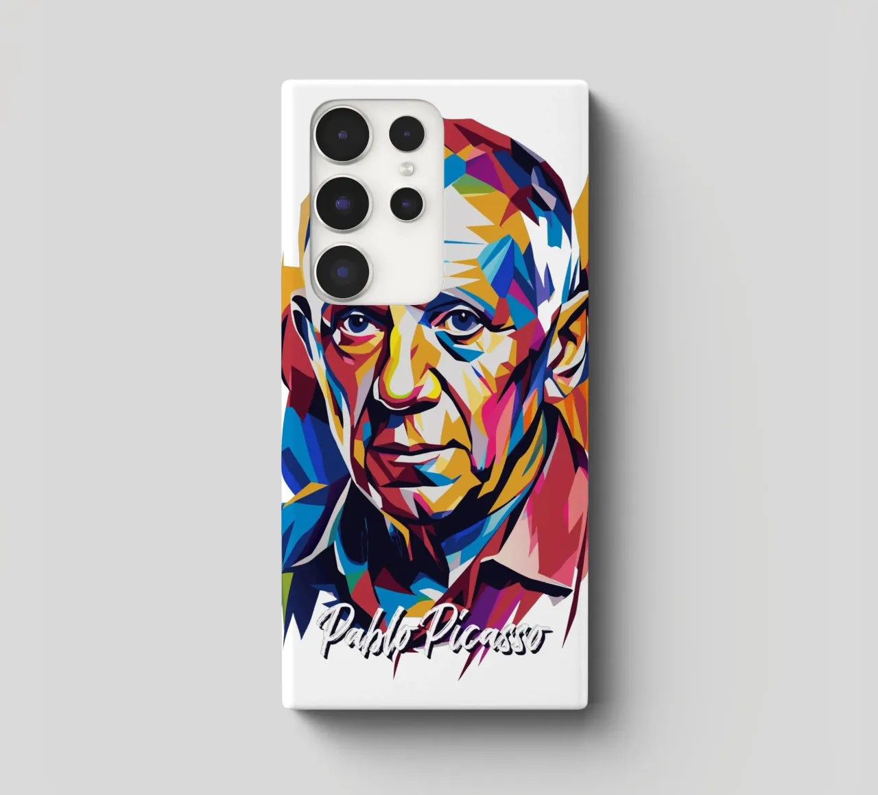 Pablo Picasso In WPAP Pop Art cover samsung da vectorartnesia