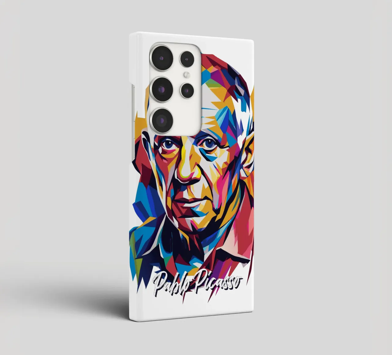 Pablo Picasso In WPAP Pop Art cover samsung da vectorartnesia