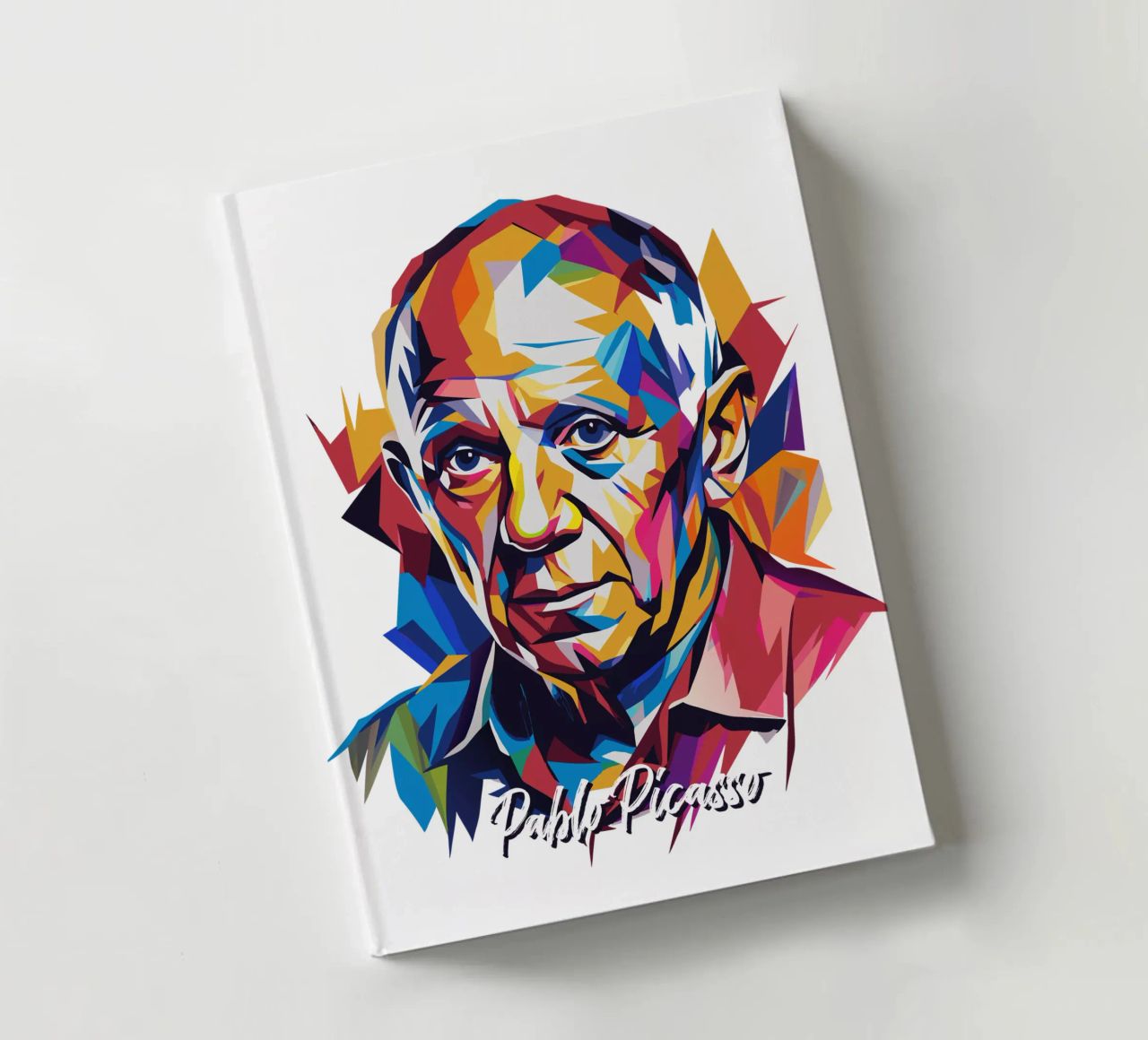 Pablo Picasso In WPAP Pop Art notebook by vectorartnesia
