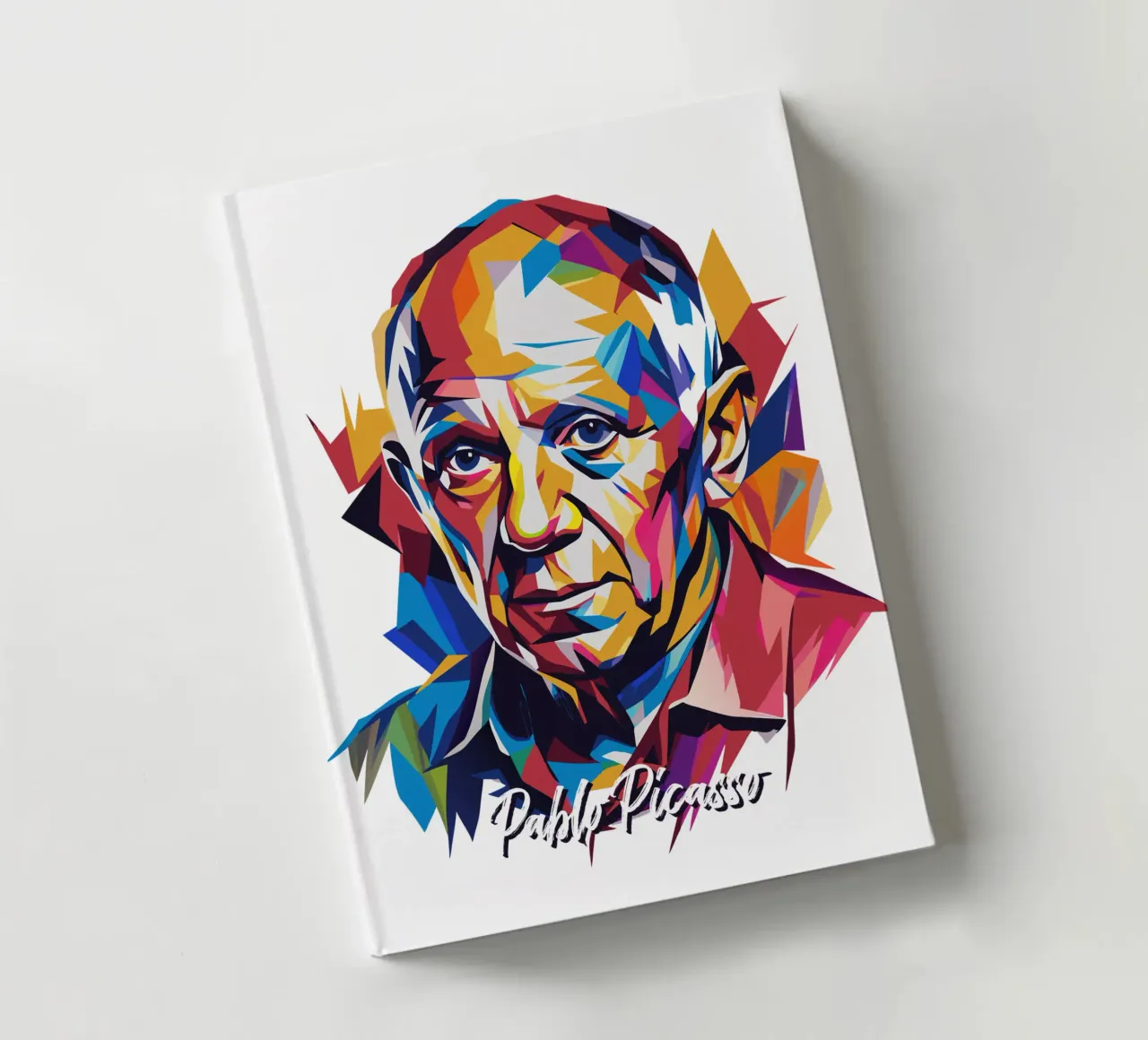 Pablo Picasso In WPAP Pop Art Notizbuch von vectorartnesia