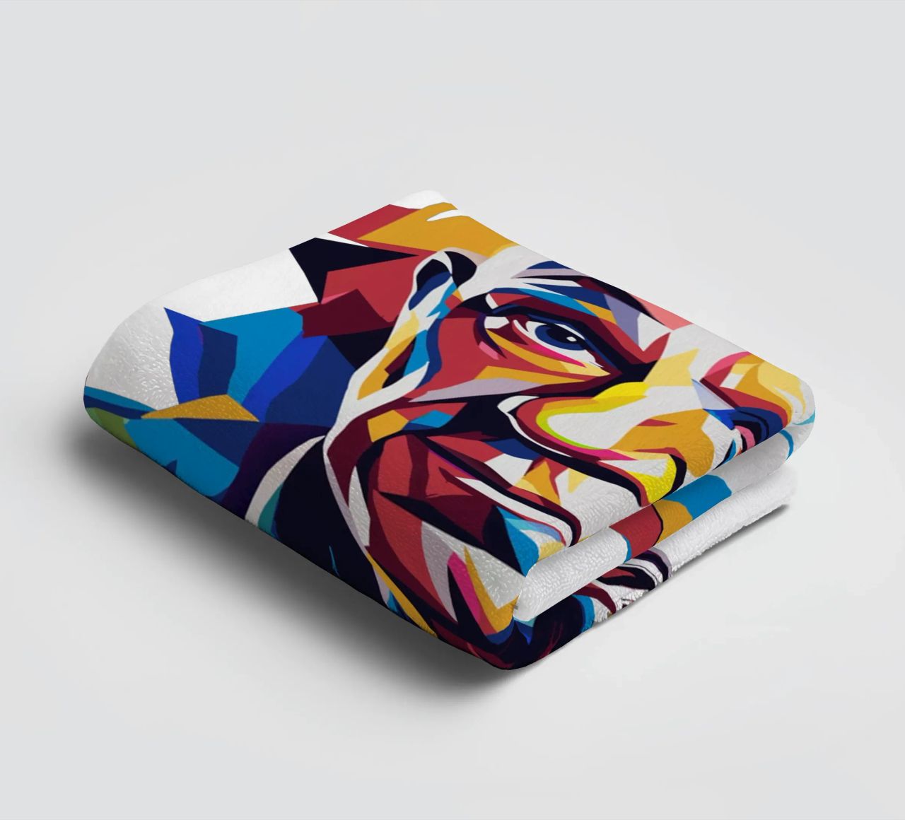 Pablo Picasso In WPAP Pop Art towel by vectorartnesia