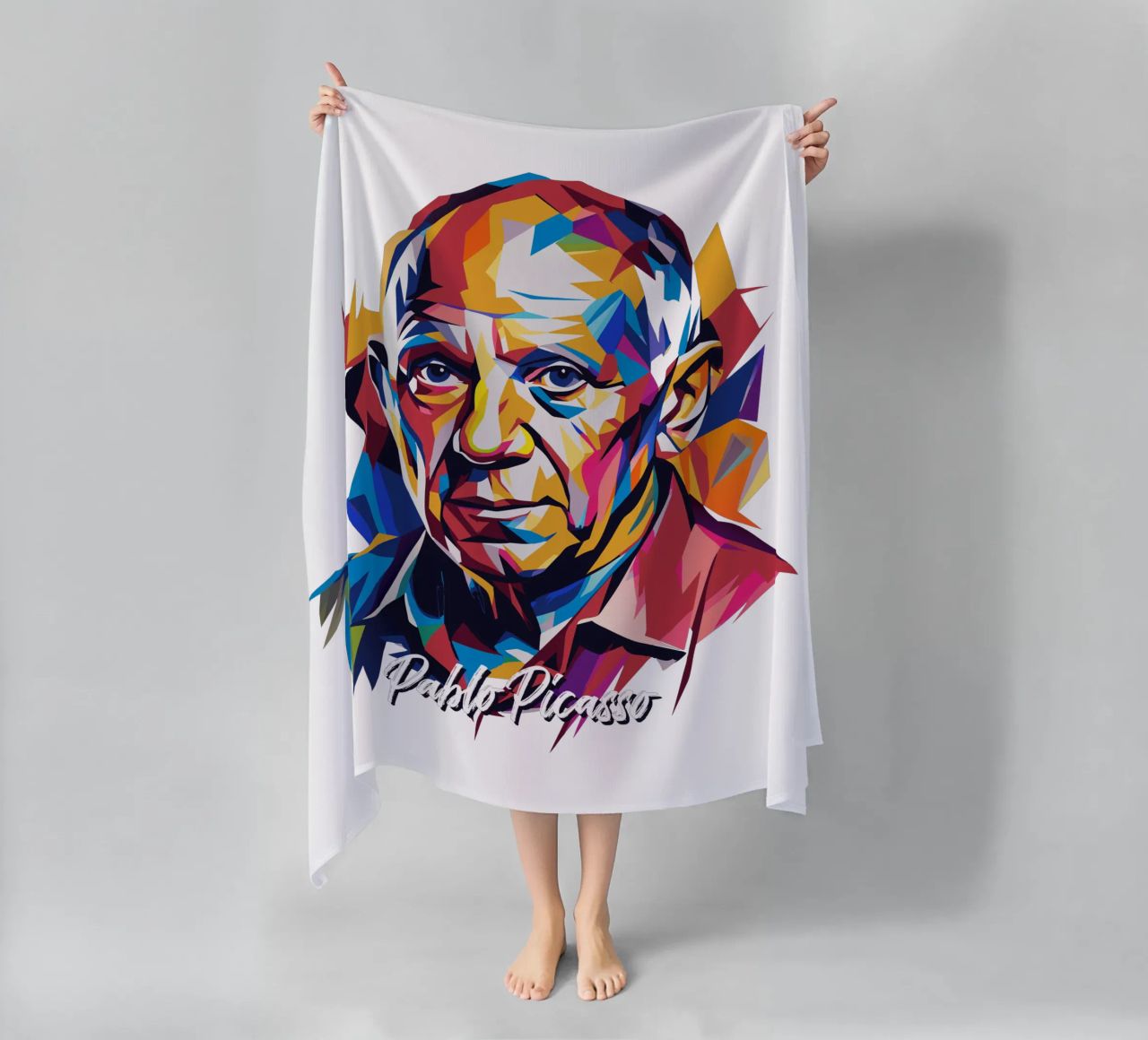 Pablo Picasso In WPAP Pop Art telo mare da vectorartnesia