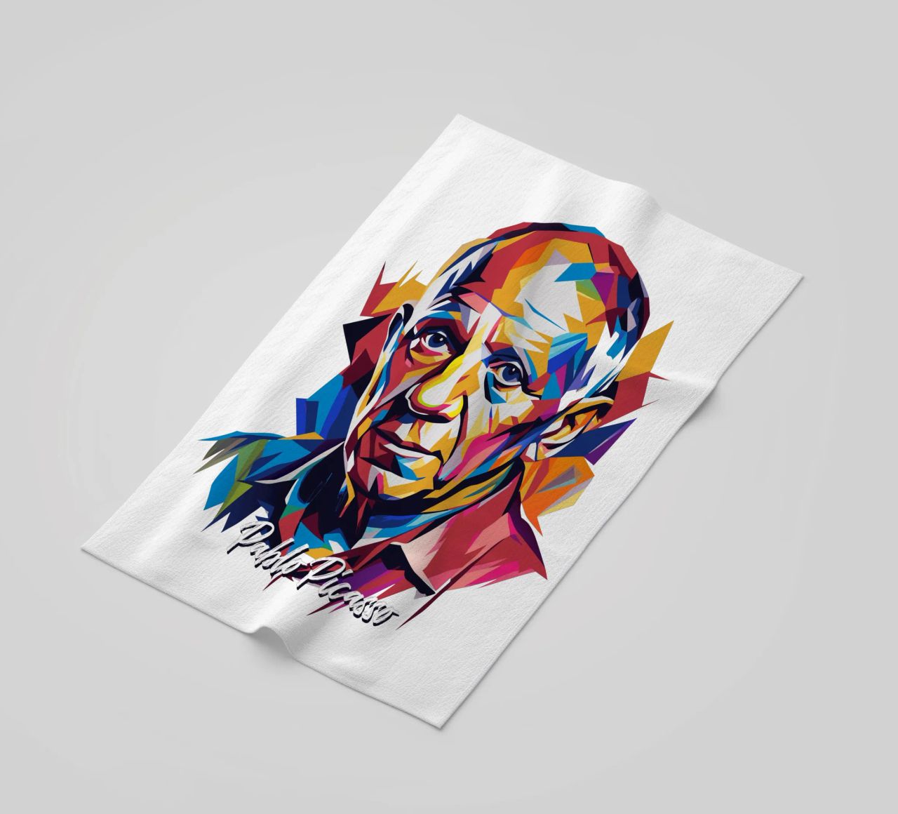 Pablo Picasso In WPAP Pop Art telo mare da vectorartnesia