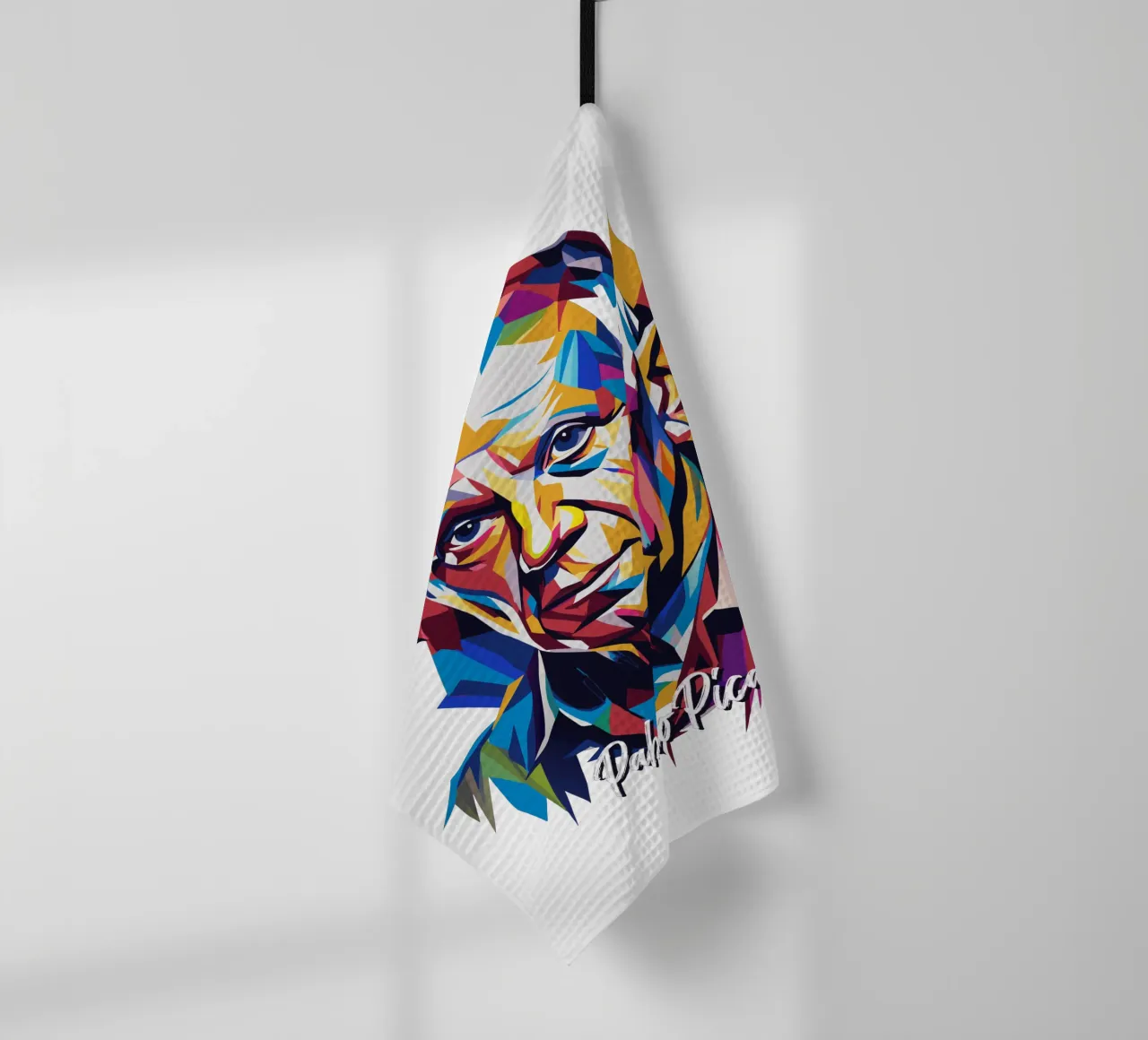 Pablo Picasso In WPAP Pop Art torchon de vectorartnesia