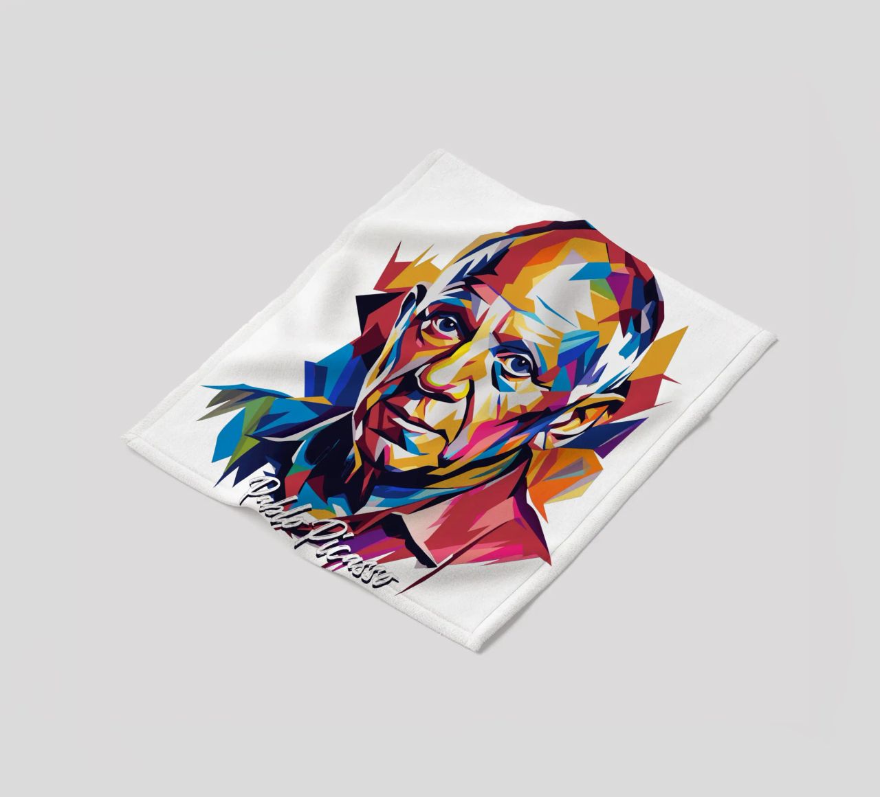 Pablo Picasso In WPAP Pop Art coperta in pile da vectorartnesia