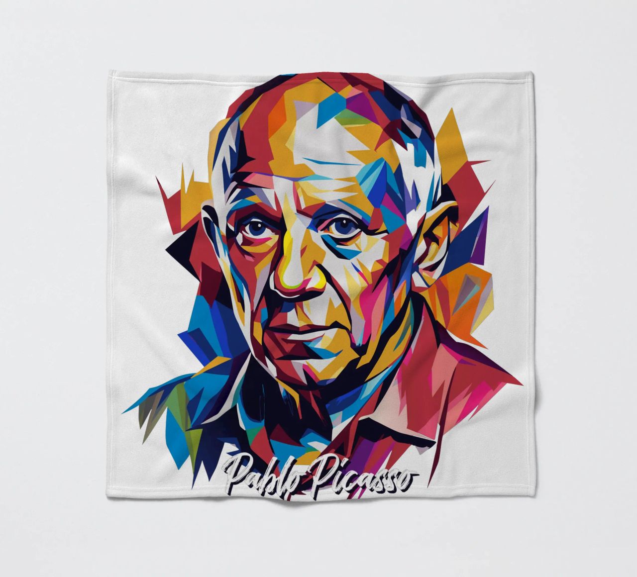 Pablo Picasso In WPAP Pop Art coperta in pile da vectorartnesia