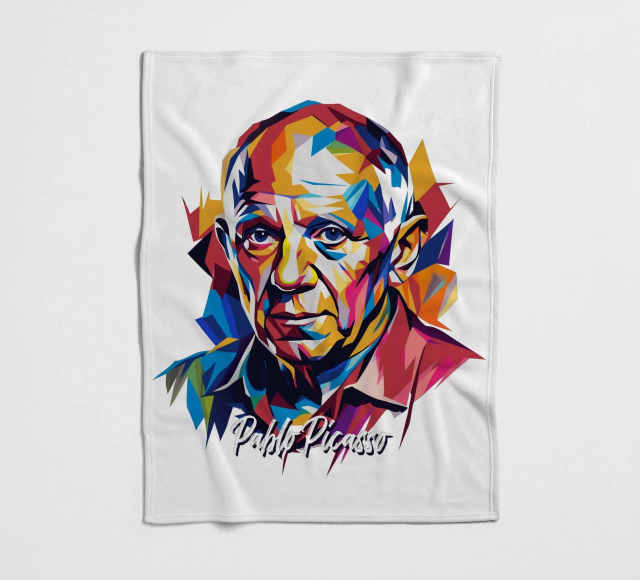 Pablo Picasso In WPAP Pop Art coperta in pile da vectorartnesia