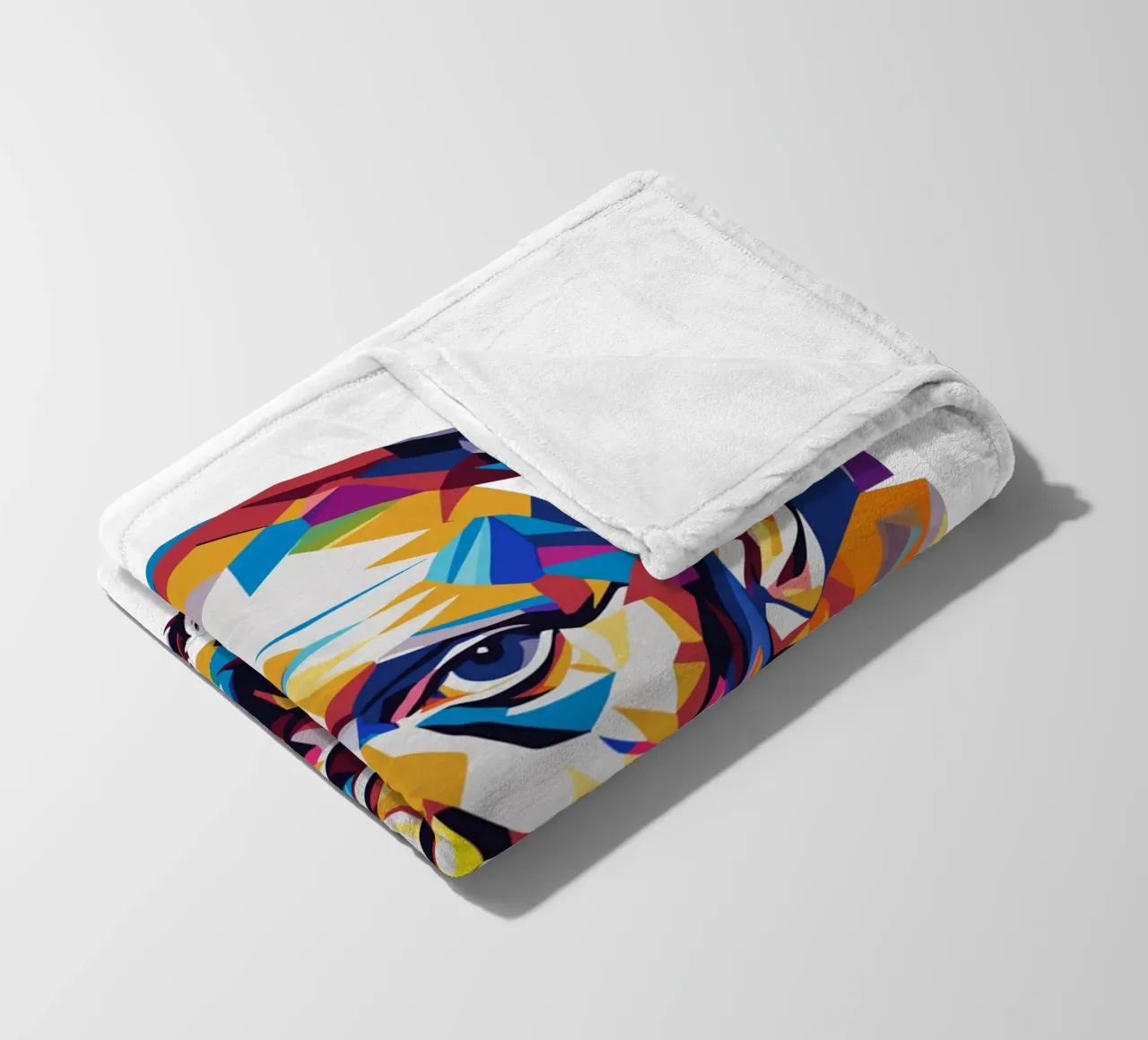 Pablo Picasso In WPAP Pop Art fleece blanket by vectorartnesia
