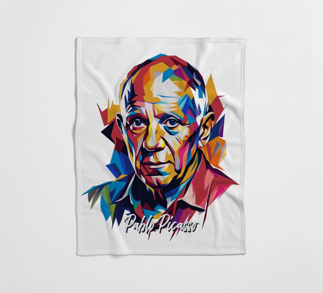 Pablo Picasso In WPAP Pop Art coperta in pile da vectorartnesia