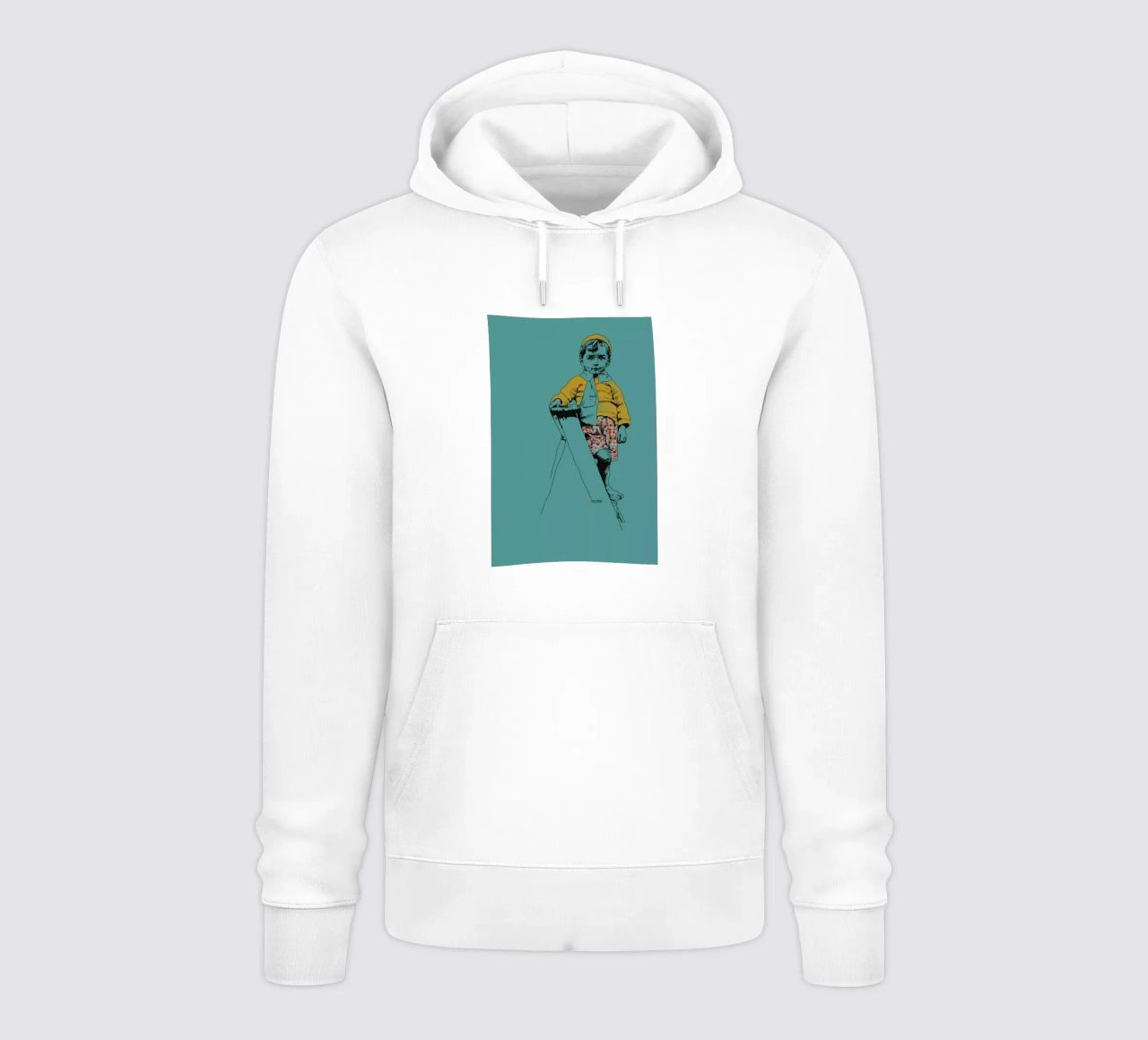 Ladder Boy felpa con cappuccio da La Belette Rose