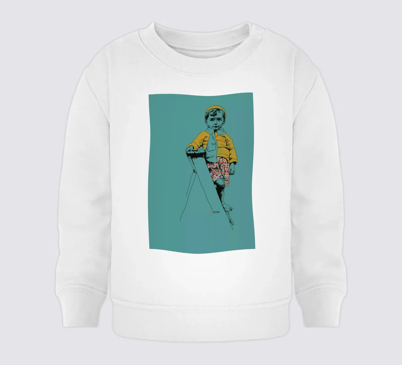 Ladder Boy felpa neonato da La Belette Rose