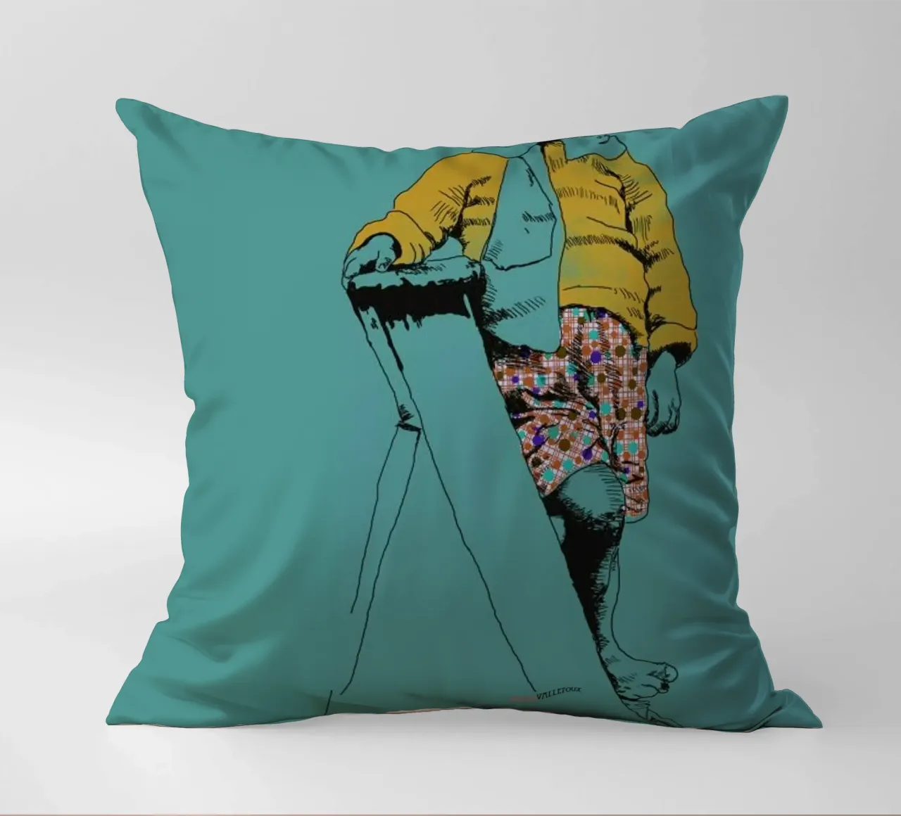 Ladder Boy cuscino da La Belette Rose